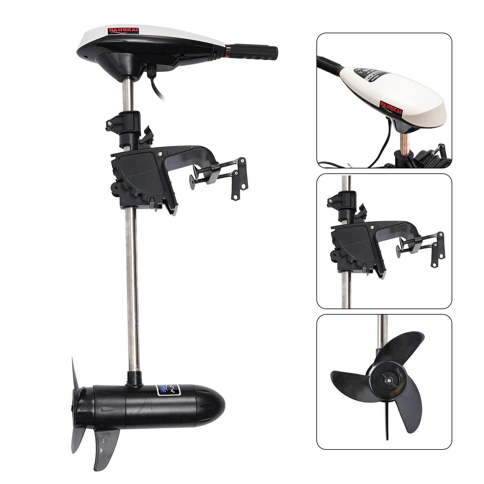 45LBS 12V Electric Trolling Outboard Motor Trolling Motor Fishing Boat Engine