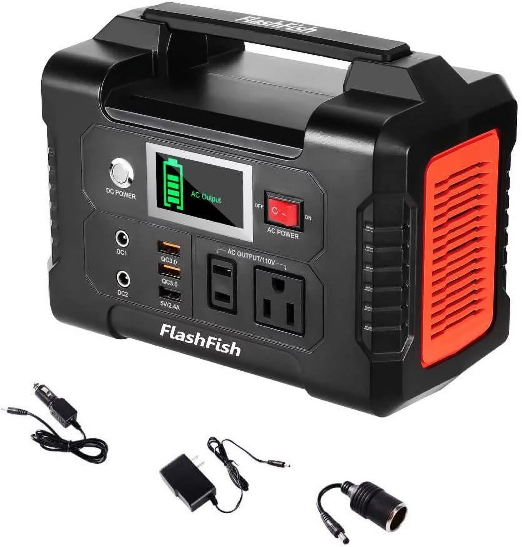 200W Portable Power Station, 40800mAh Emergency Solar Generator Backup Battery Pack Power Supply