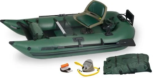 Sea Eagle Boats 285FPB Frameless Inflatable Pontoon Boat Pro Package