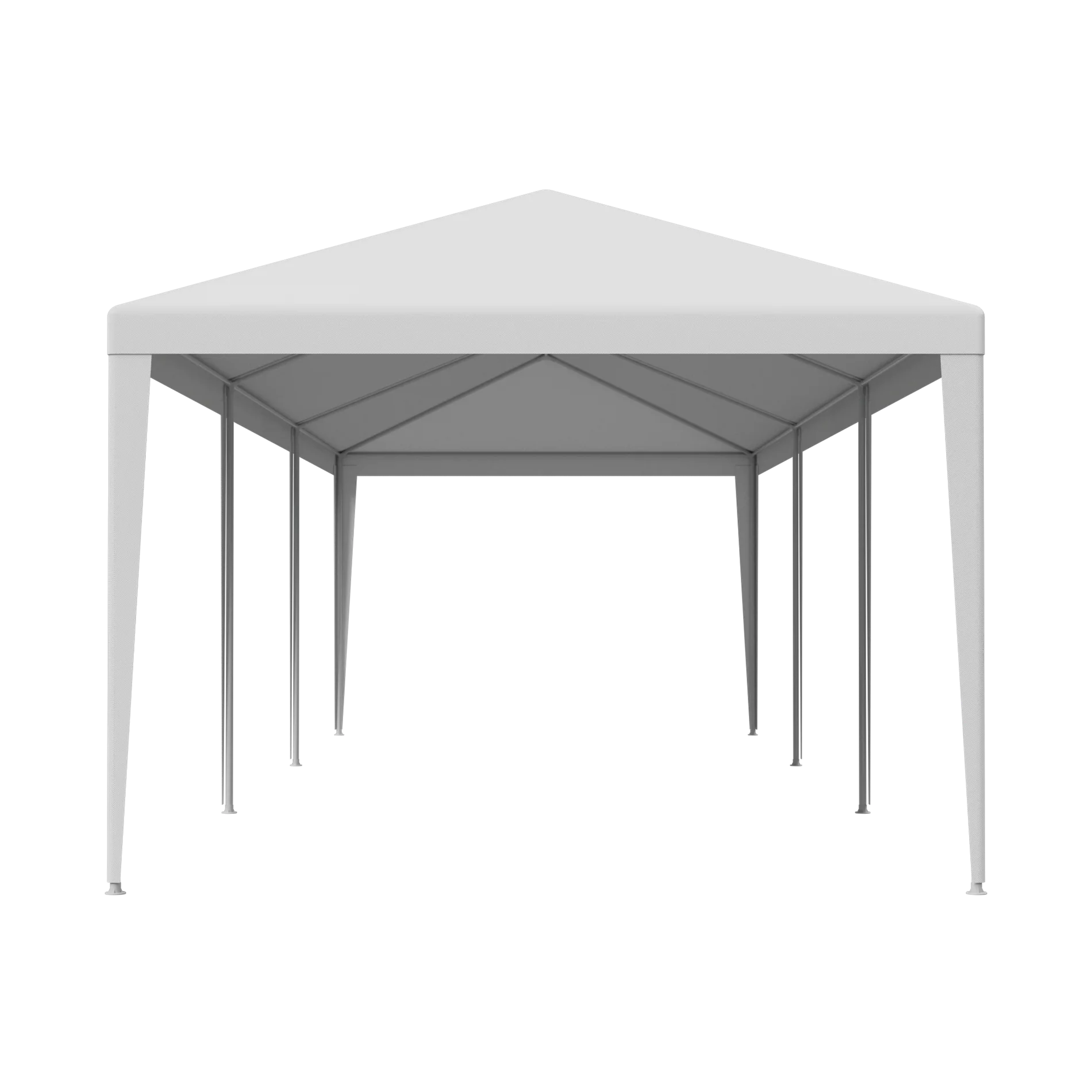 ZENY Wedding Party Tent Gazebo Canopy 6 Window-Walls with 2 Walls 10 x 30′, White