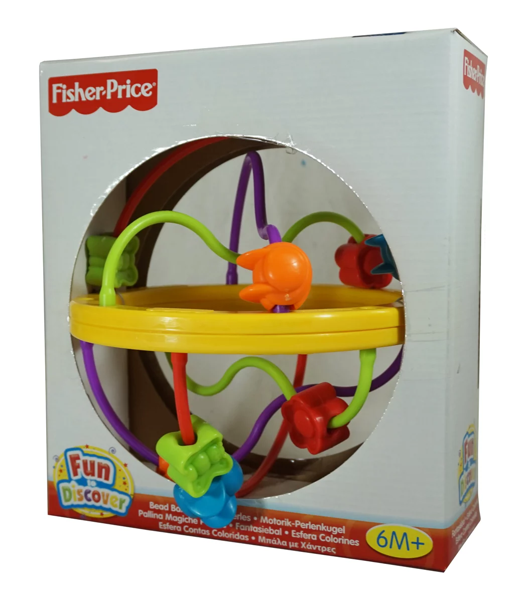 Fisher-Price Fun to Discover Bead Ball – Babies will be fascinated by this busy ball’s twisting and turning movement