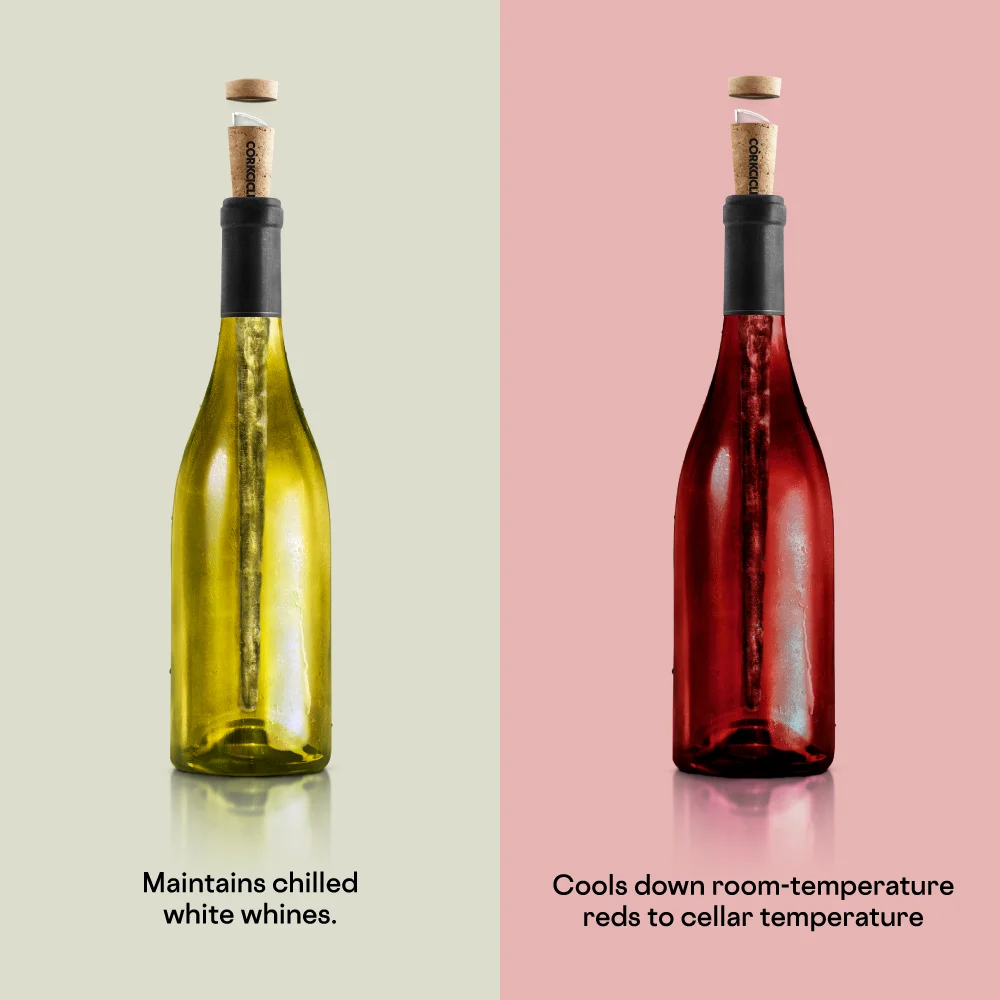 Corkcicle Air 4-in-1 Wine Chiller, Aerator, Pourer, and Stopper