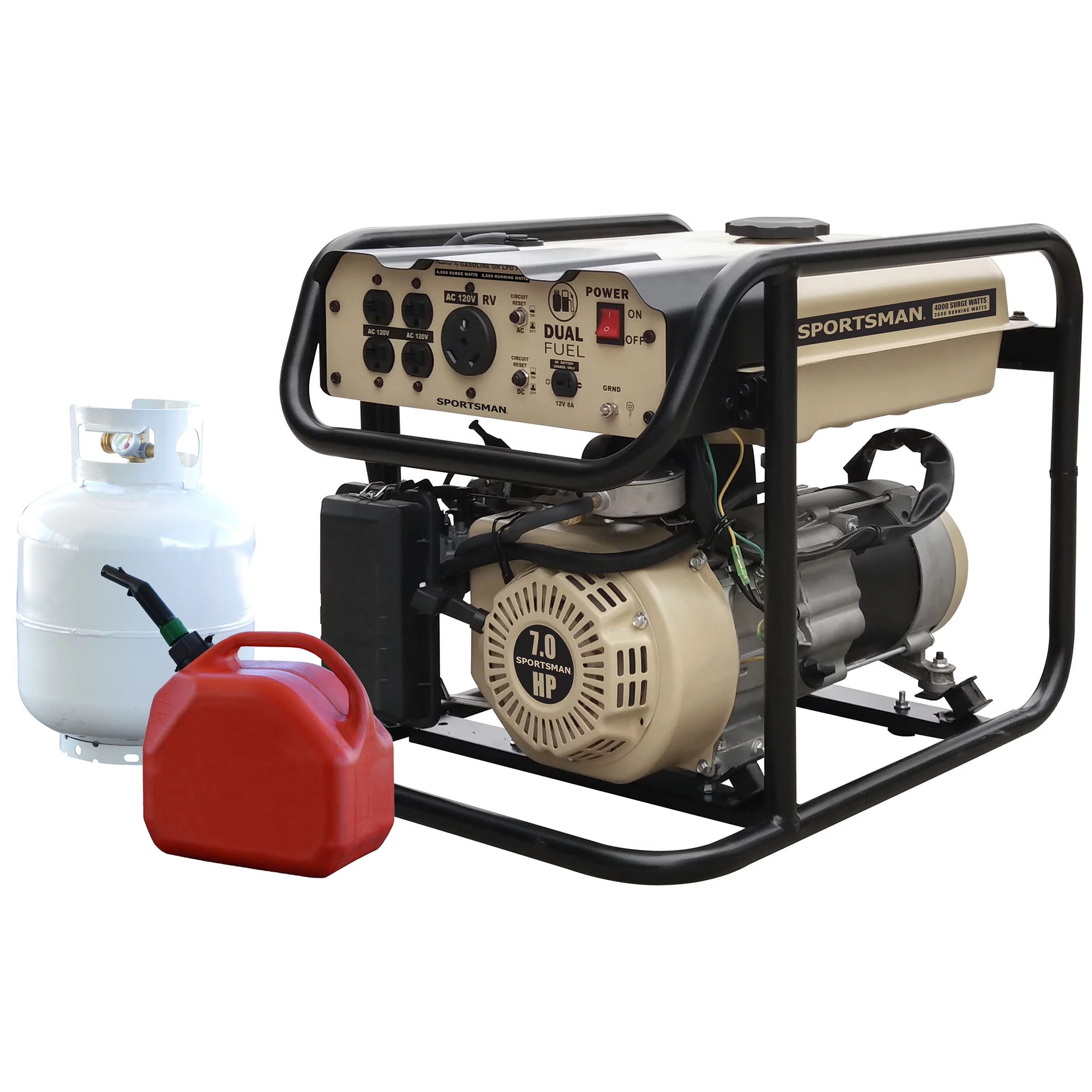 Sportsman Sandstorm 4000 Watt Dual Fuel Generator – Not CARB Approved