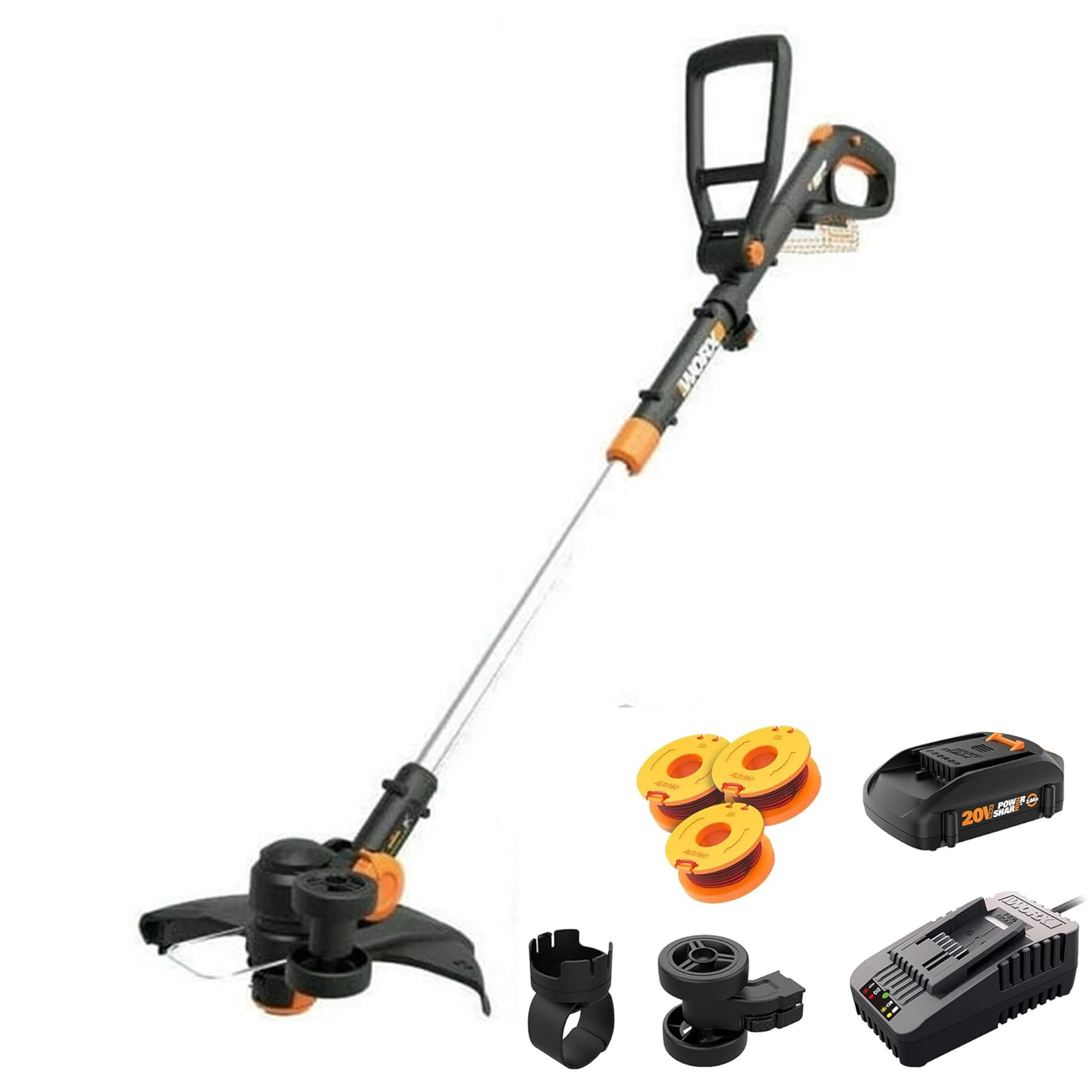 Worx WG170.2 20V Power Share GT Revolution 12″ Cordless String Trimmer