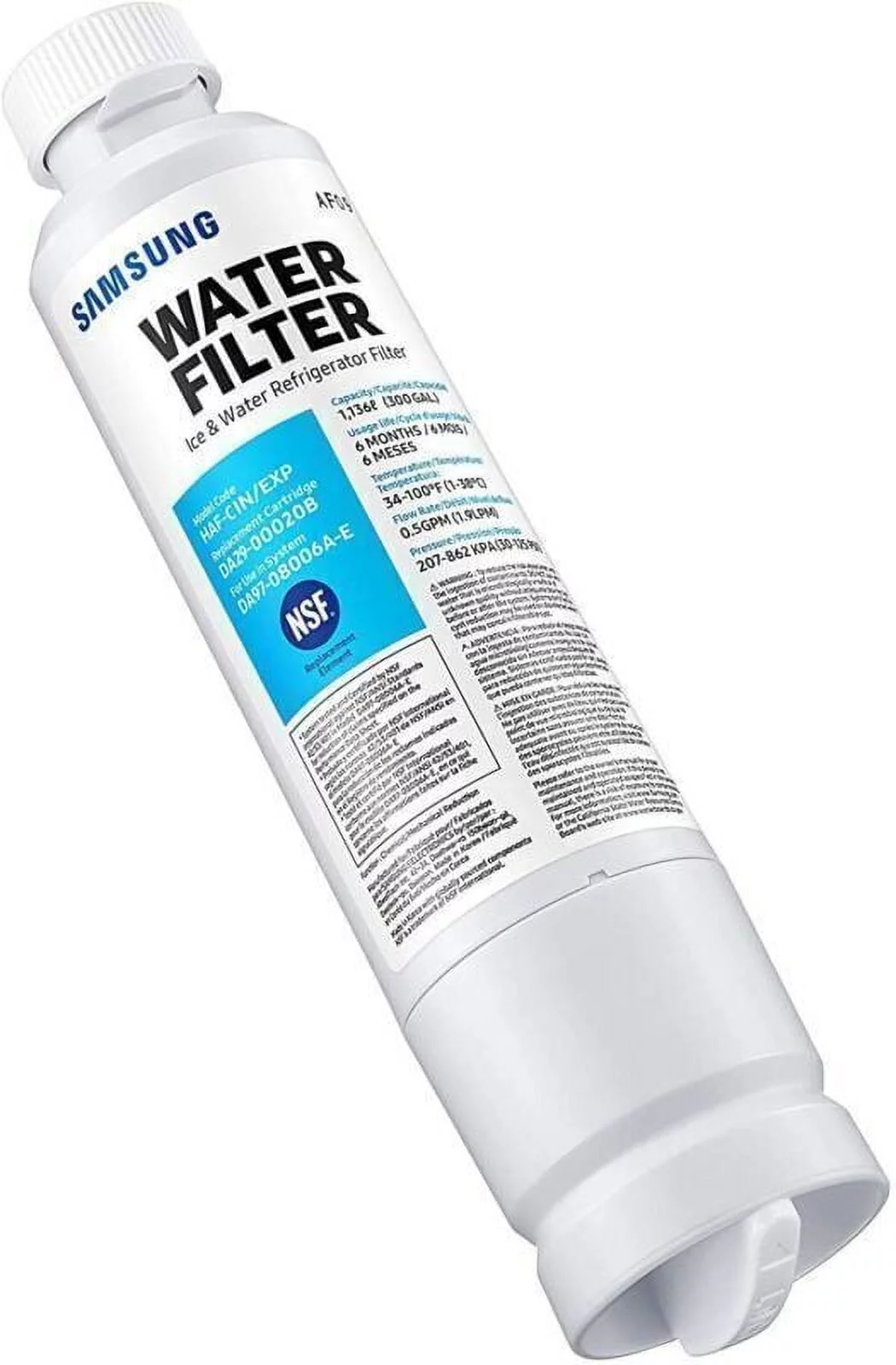 DA29-00020B Refrigerator Water Filter, Compatible with Samsung Refrigerator Water Filter (Pack of 2)