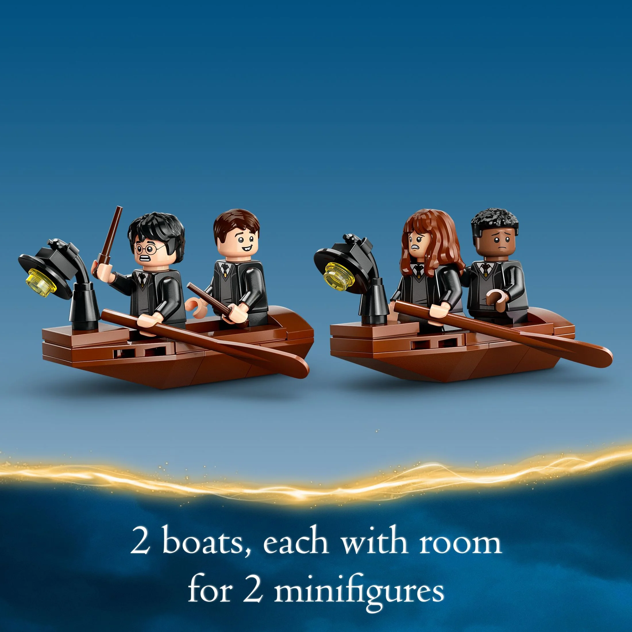 LEGO Harry Potter Hogwarts Castle Boathouse, Fantasy Harry Potter Toy for Boys and Girls with 2 Buildable Boats and 5 Minifigures, Castle Toy Birthday Gift Idea for Kids Ages 8 and Up, 76426