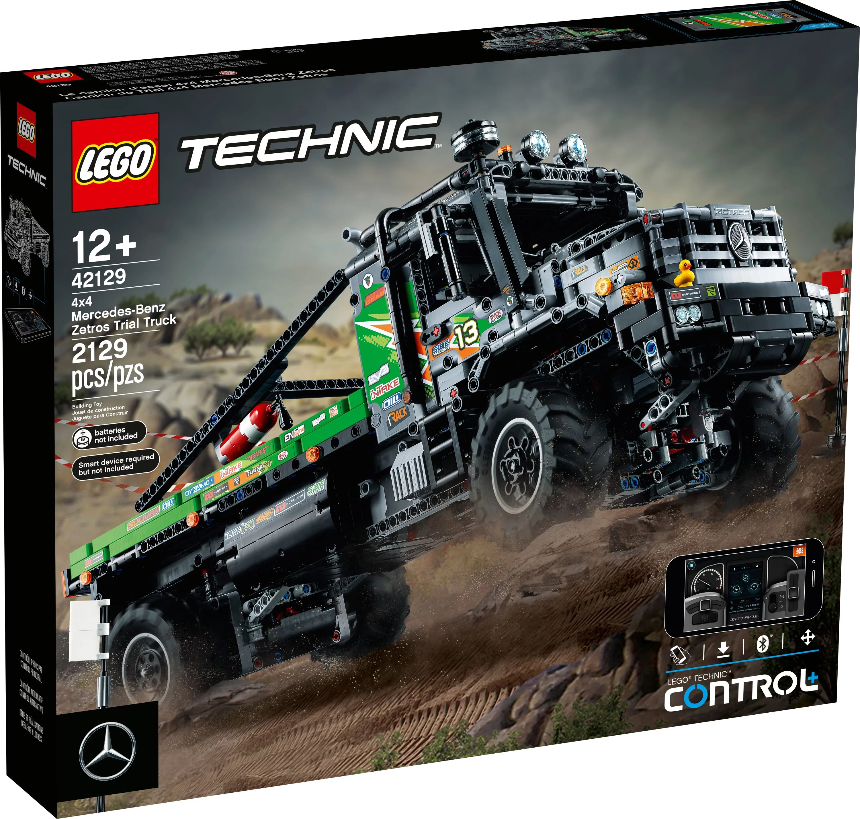 LEGO Technic 4×4 Mercedes-Benz Zetros Trial Truck 42129 Building Toy (2,110 Pieces)