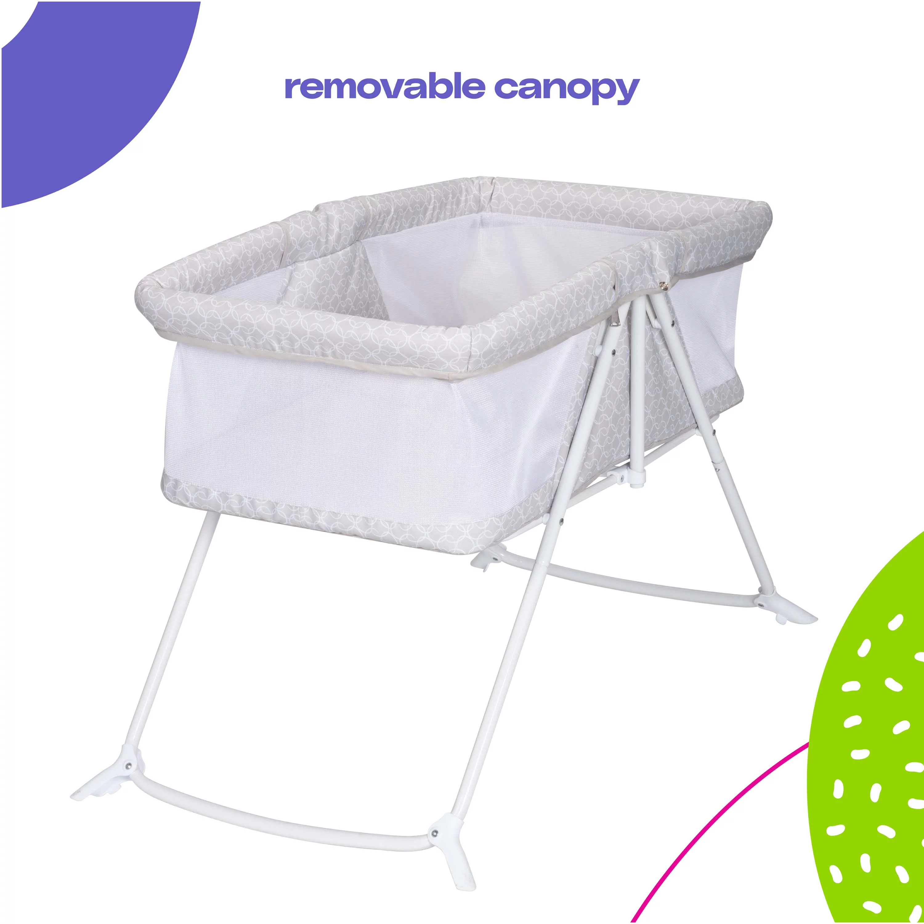 Cosco Kids Sleep Spot Travel Baby Bassinet, Cirque