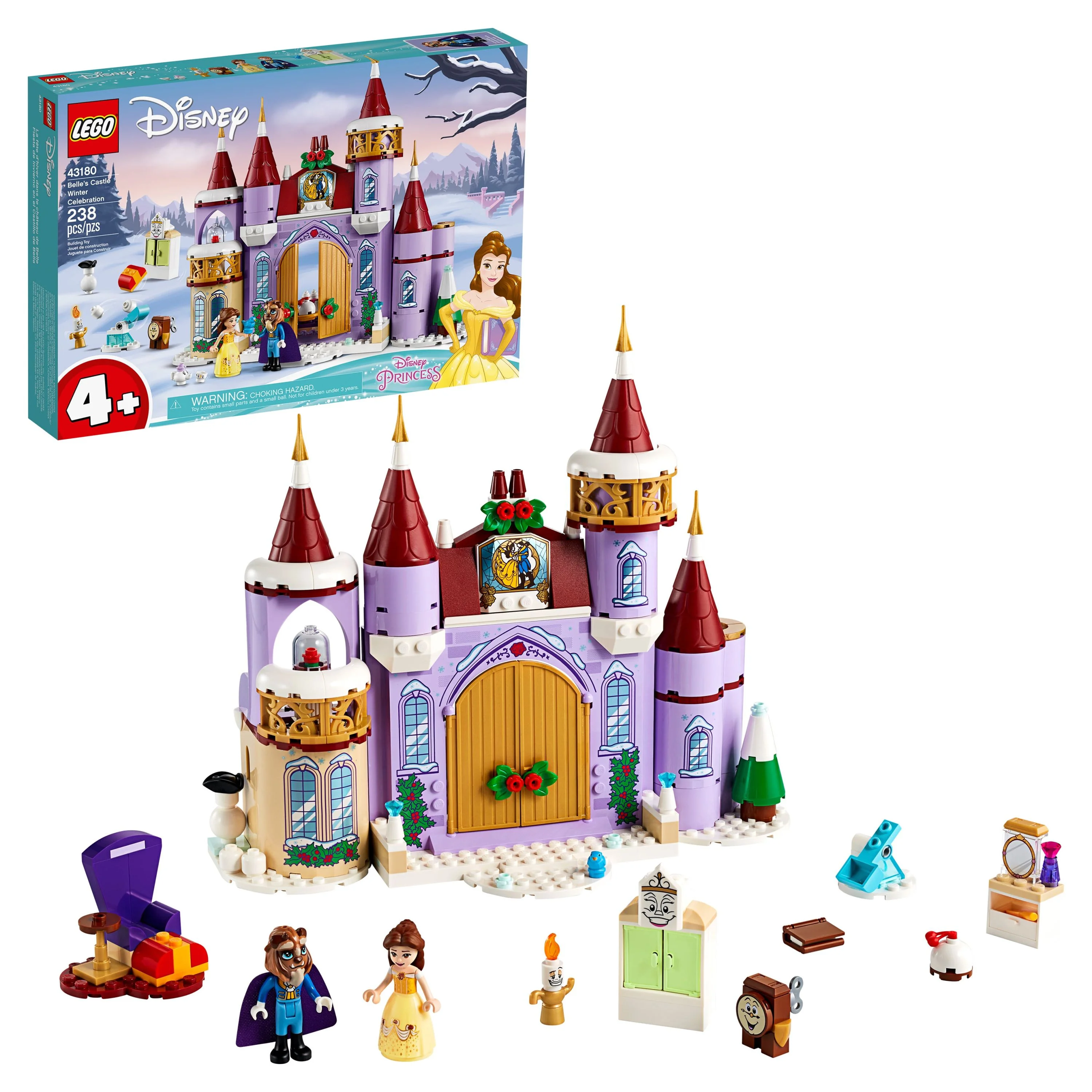 LEGO Disney Princess Series – Beauty and the Beast – Belle’s Castle Winter Celebration 43180