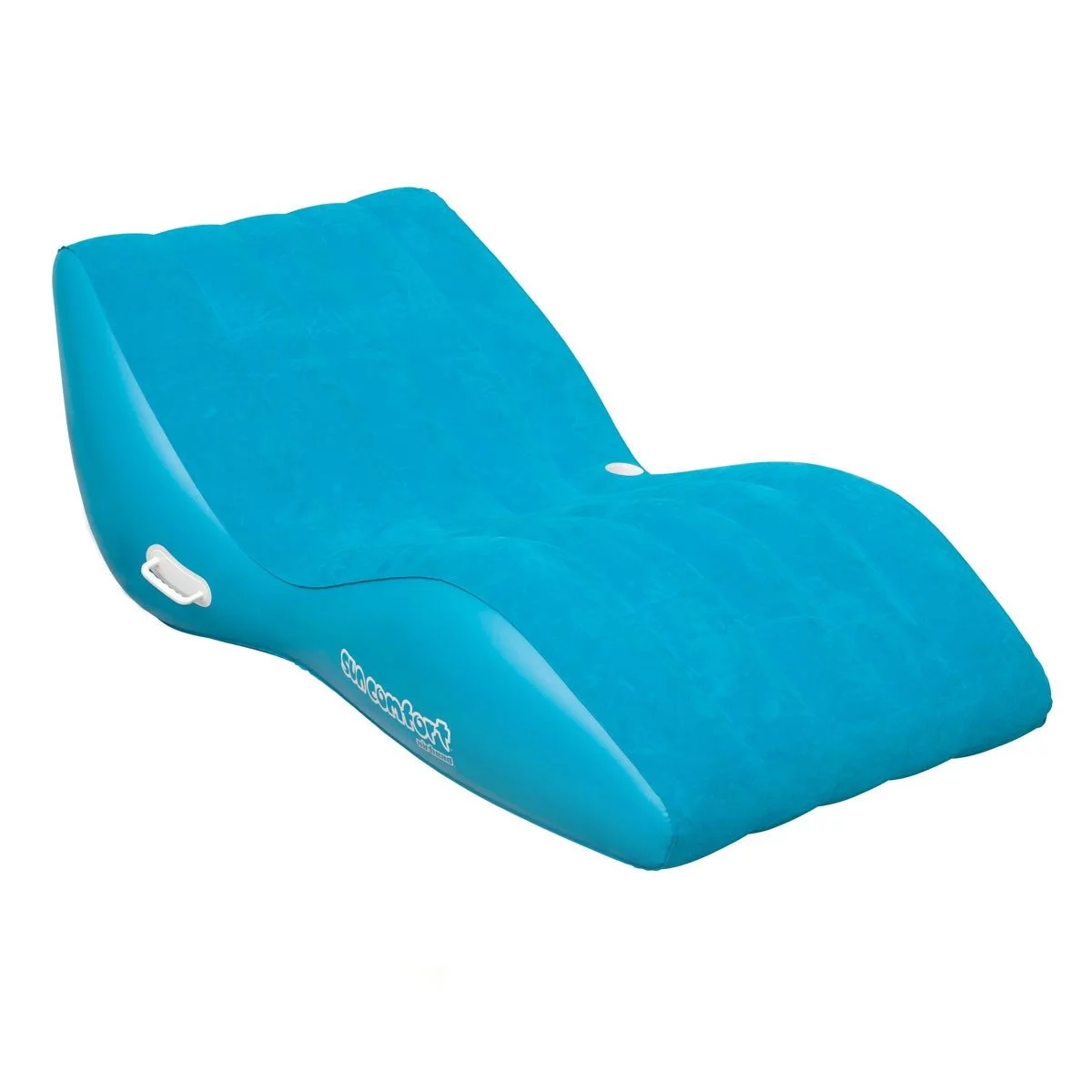 Airhead Sun Comfort Suede Zero Gravity Swimming Pool Lounge Float, Sapphire Blue