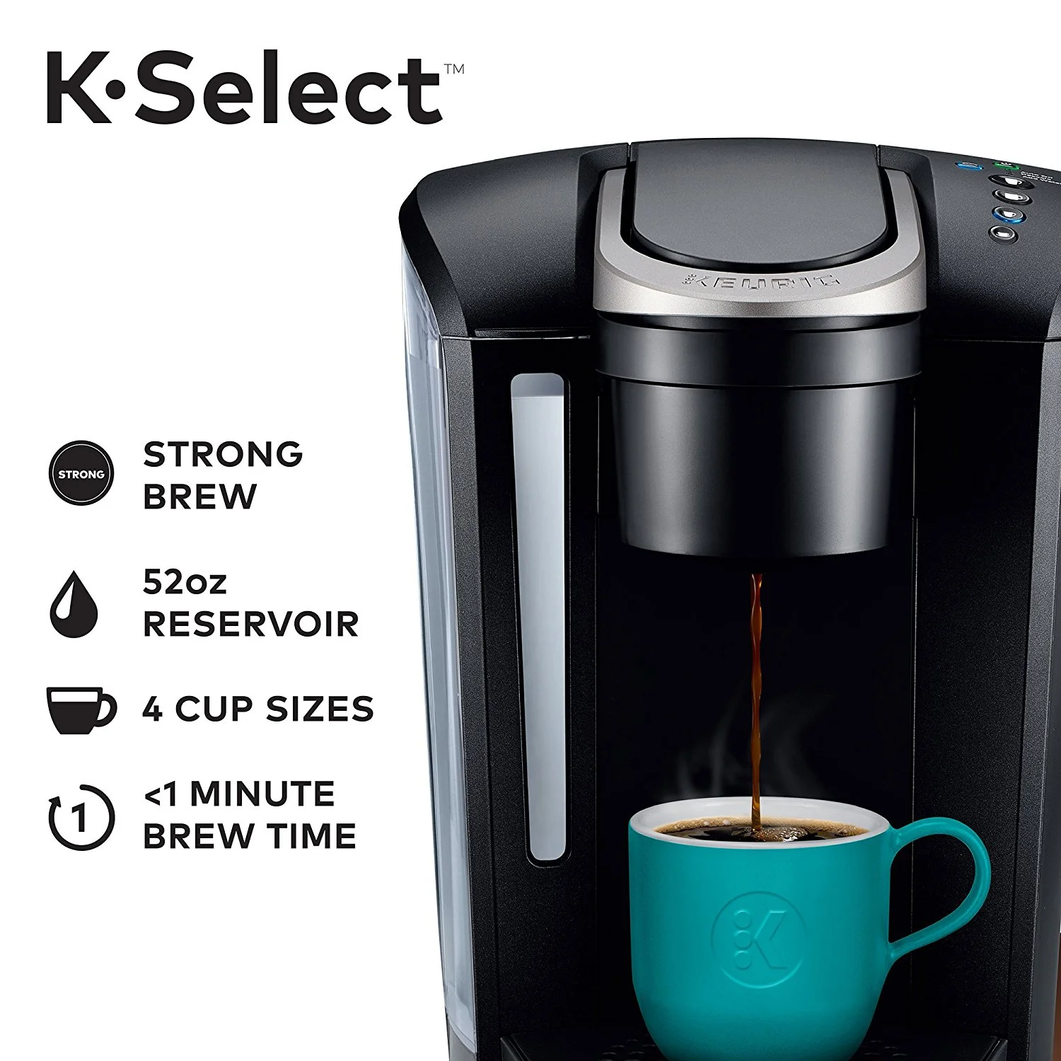 Keurig K-Select Single-Serve K-Cup Pod Coffee Maker Graphite