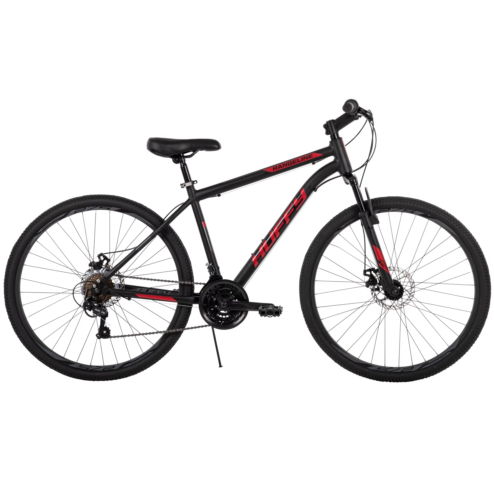 Huffy 27.5 in. Rangeline Men’s Mountain Bikes, Black and Red