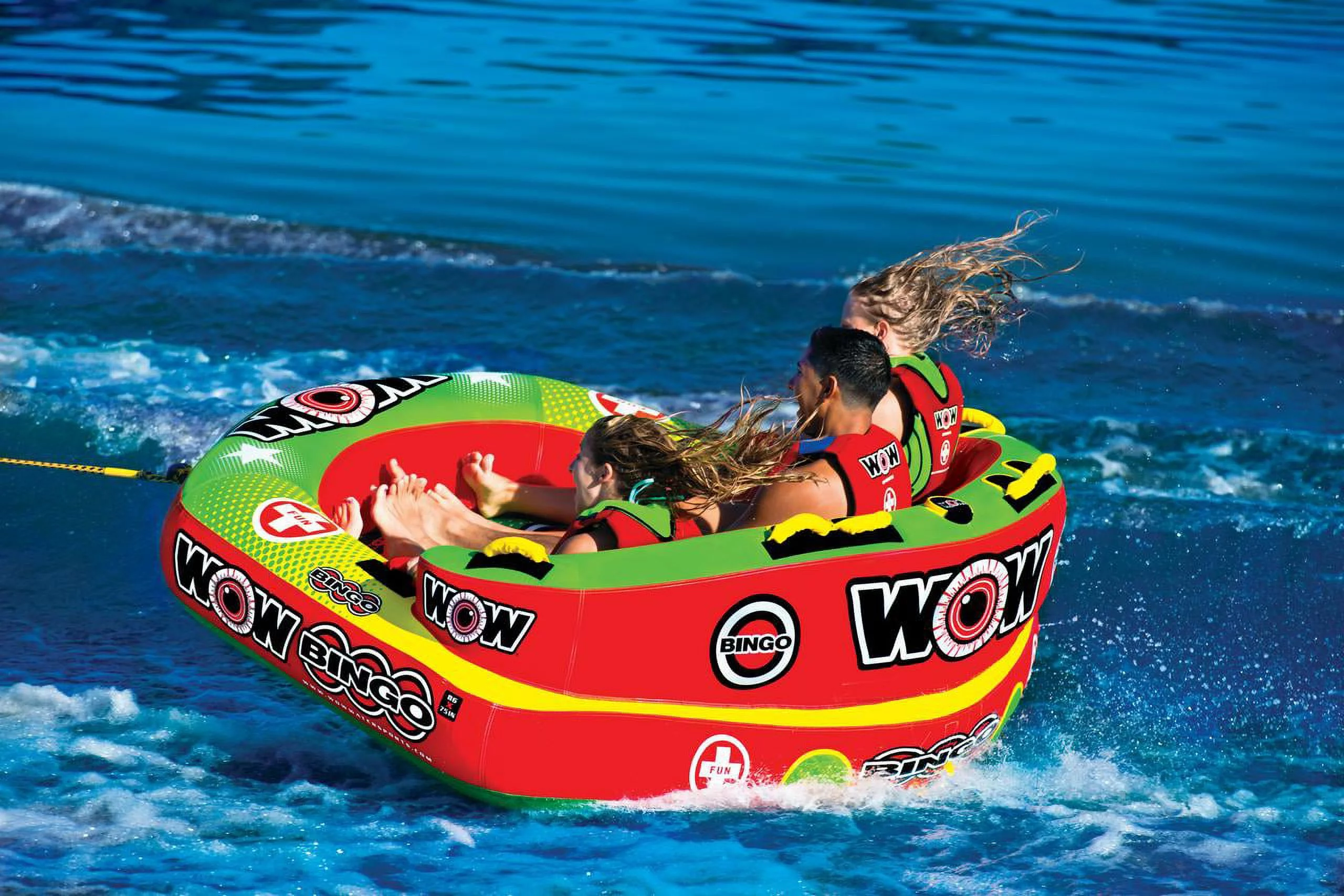 Wow Sports 14-1070 Bingo 3 Inflatable And Towable Water Sport