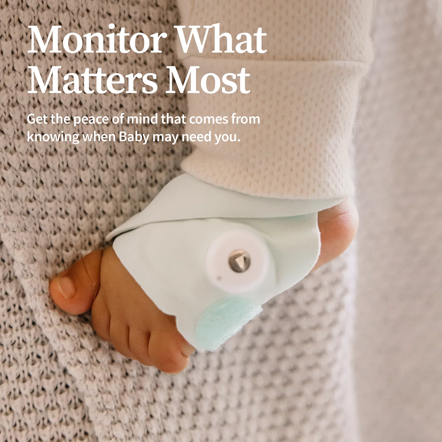 Owlet Dream Sock – FDA-Cleared Smart Baby Monitor with Live Health Readings & Notifications – Mint