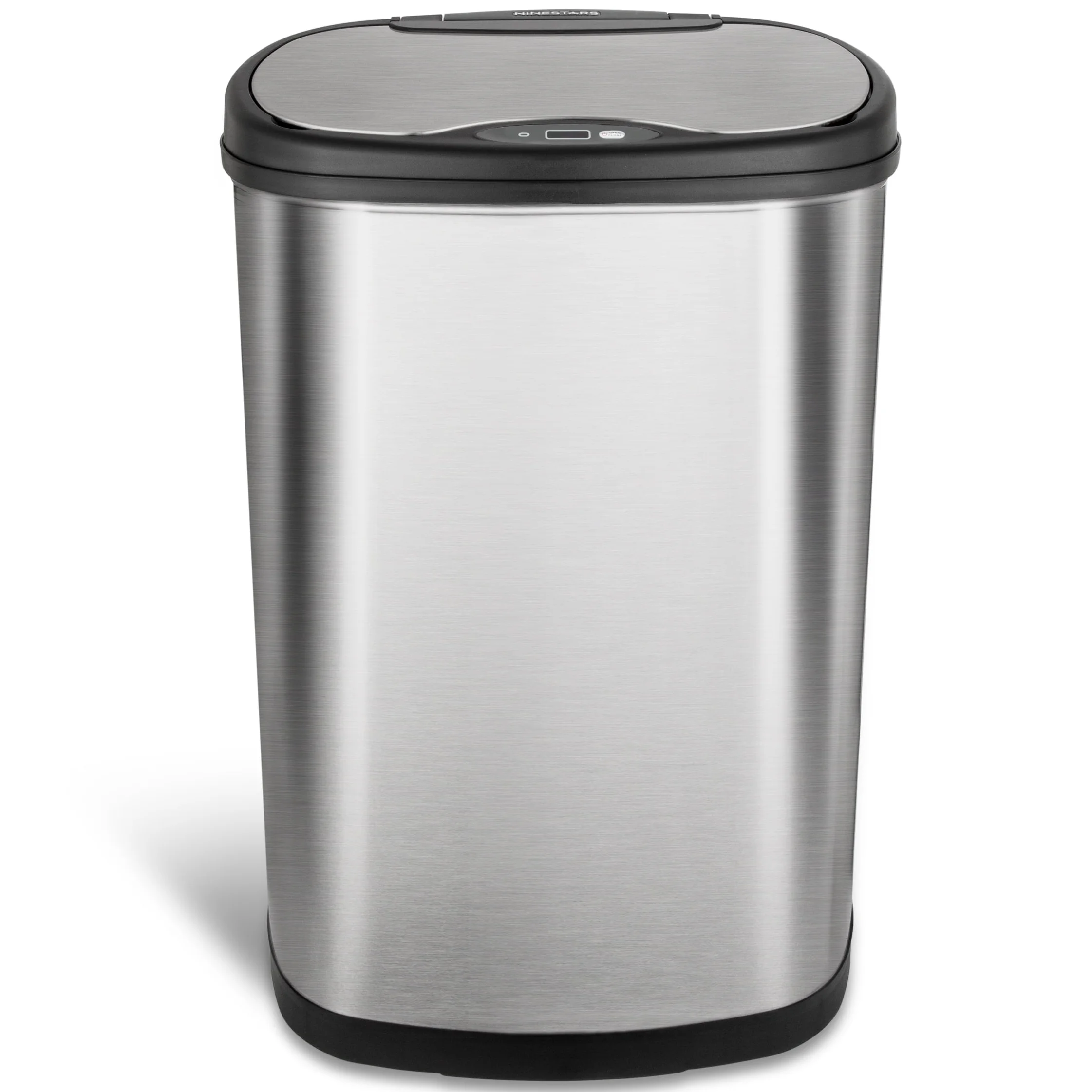 Nine Stars 13.2 Gallon Trash Can, Motion Sensor Kitchen Trash Can, Stainless Steel