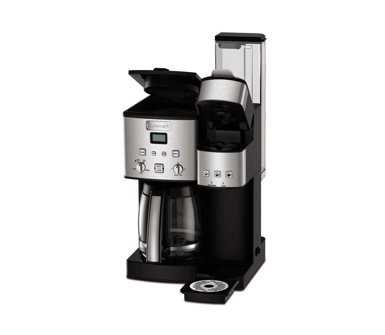 Restored Cuisinart Coffee Makers Coffee Center 12 Cup Coffeemaker and Single-Serve Brewer (Refurbished)