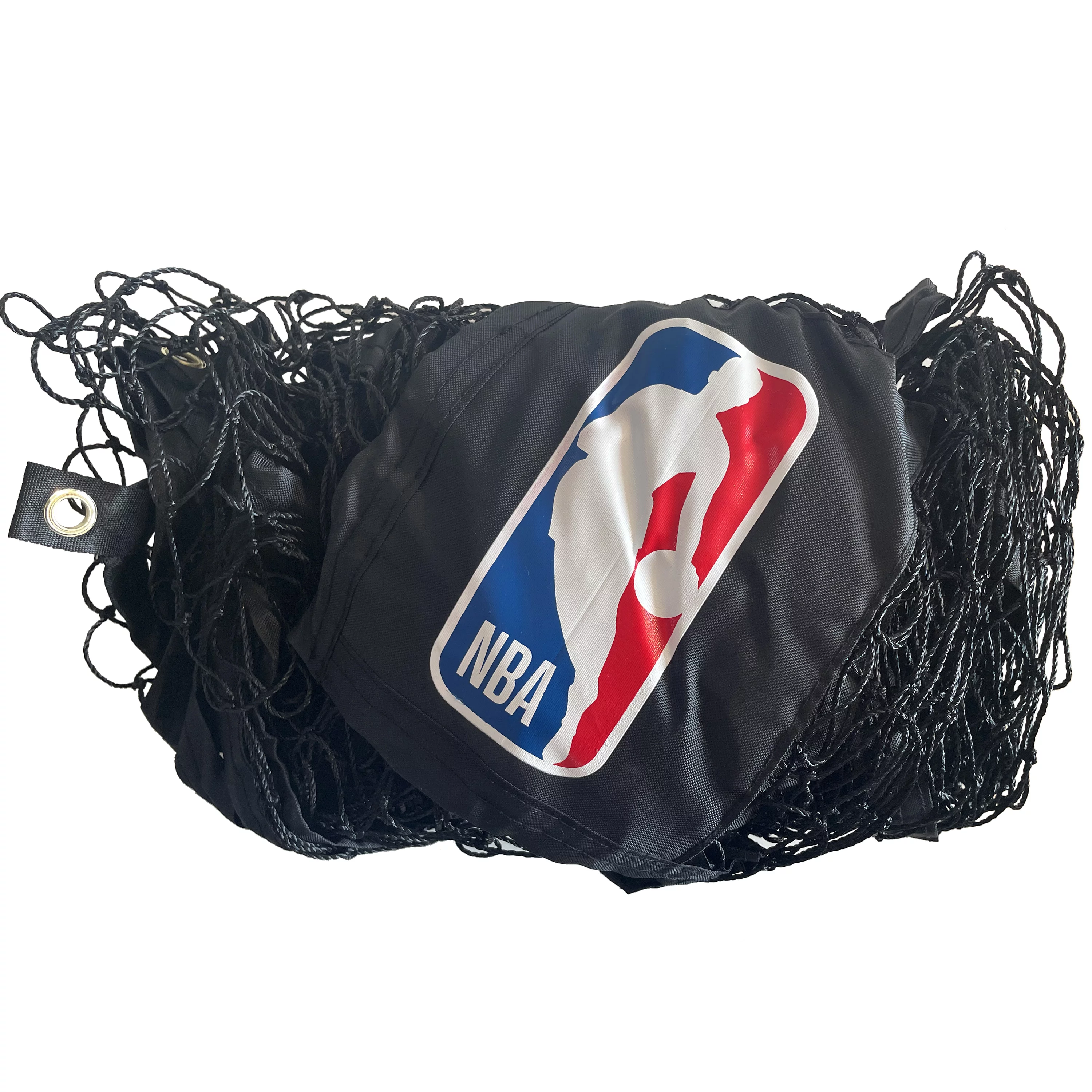 NBA Official 8’x10′ Folding Basketball Backstop Net, All-Weather, Black