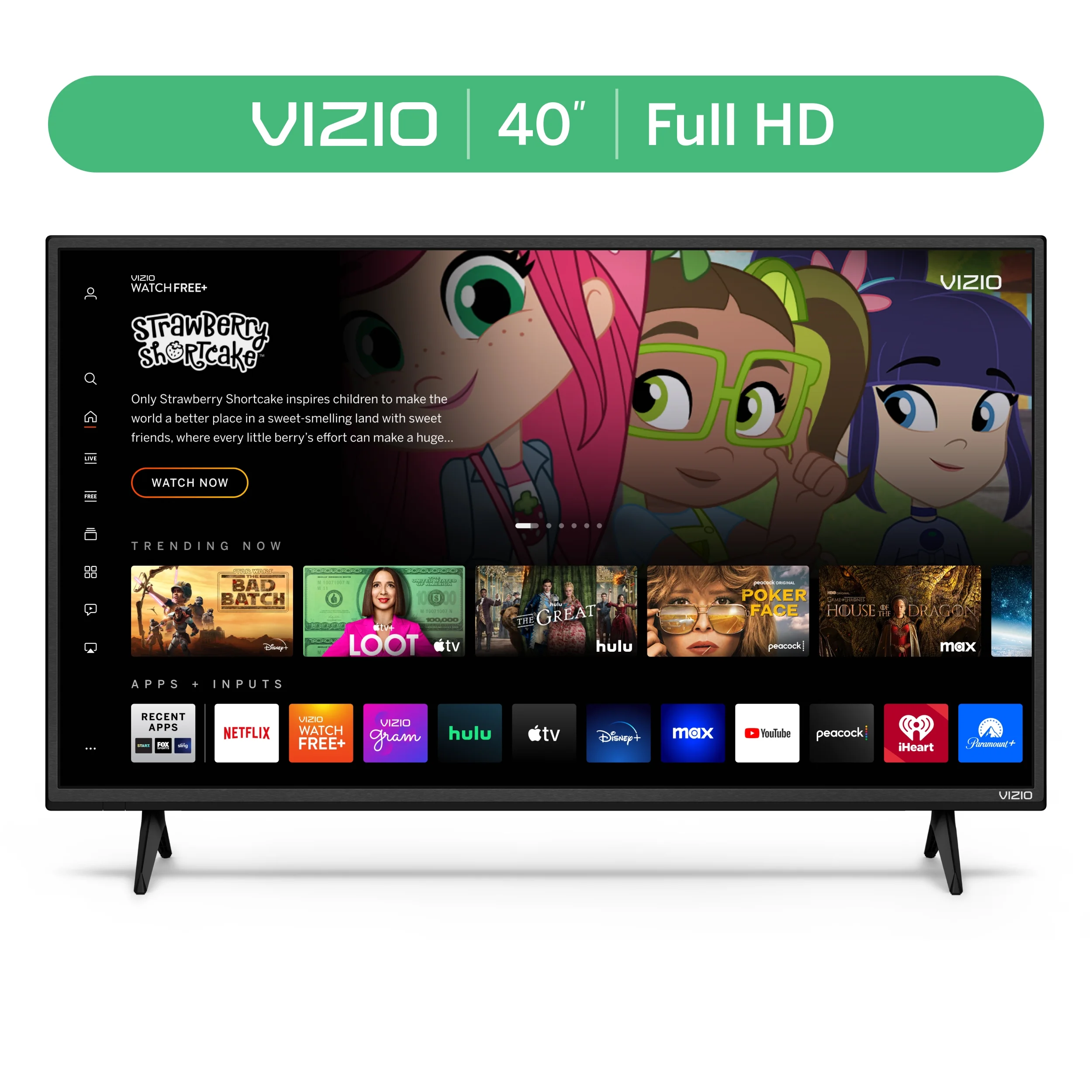 VIZIO 40″ Class D-Series FHD LED Smart TV D40f-J09