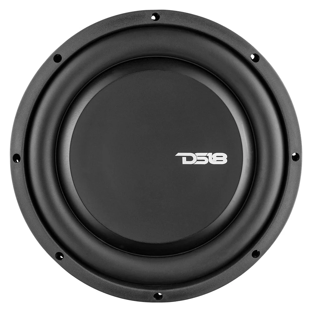 DS18 10″ Subwoofer 1000W Dual 4 Ohm Water Resistant Marine Audio Black