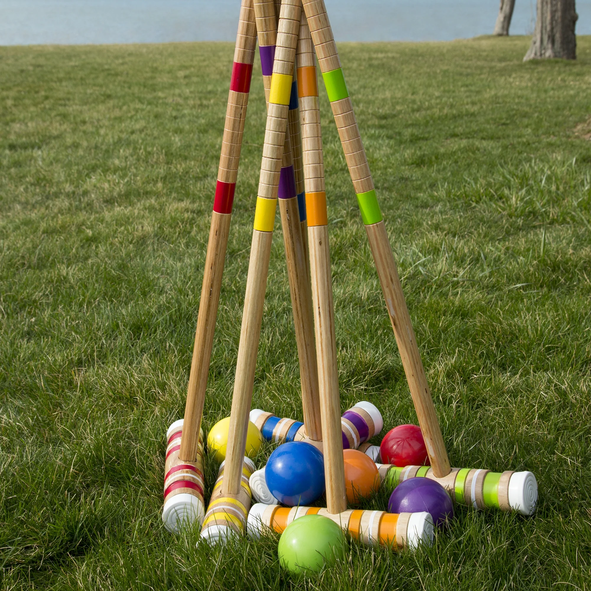 Complete Croquet Set with Carrying Case by Hey! Play!