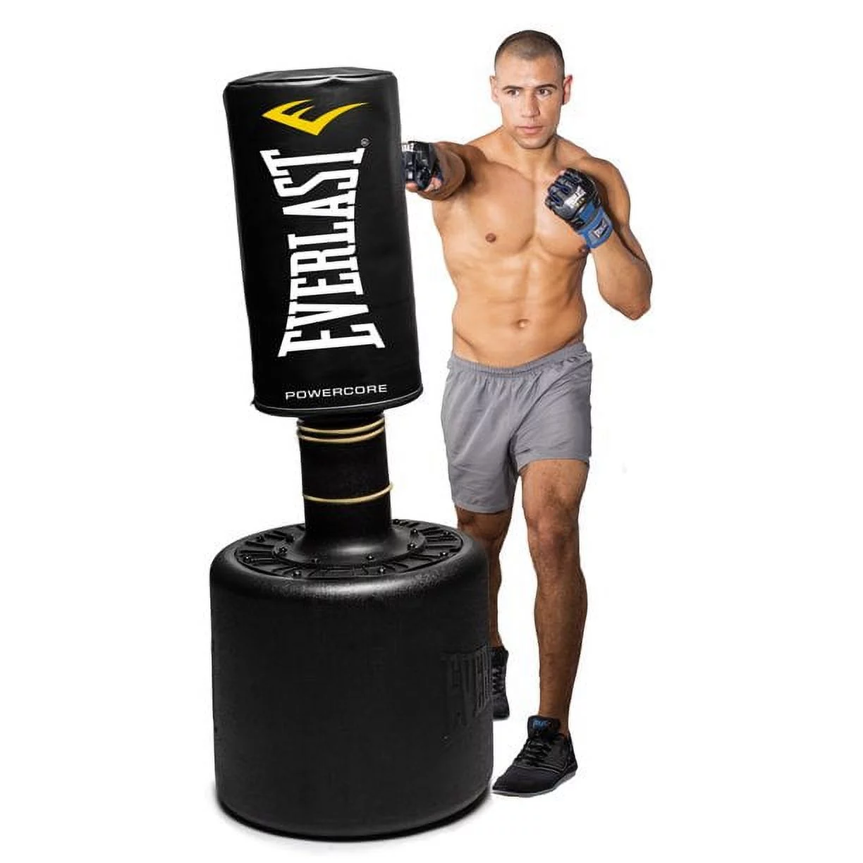 Everlast Powercore Free Standing Indoor Rounded Heavy Duty Fitness Training Bag