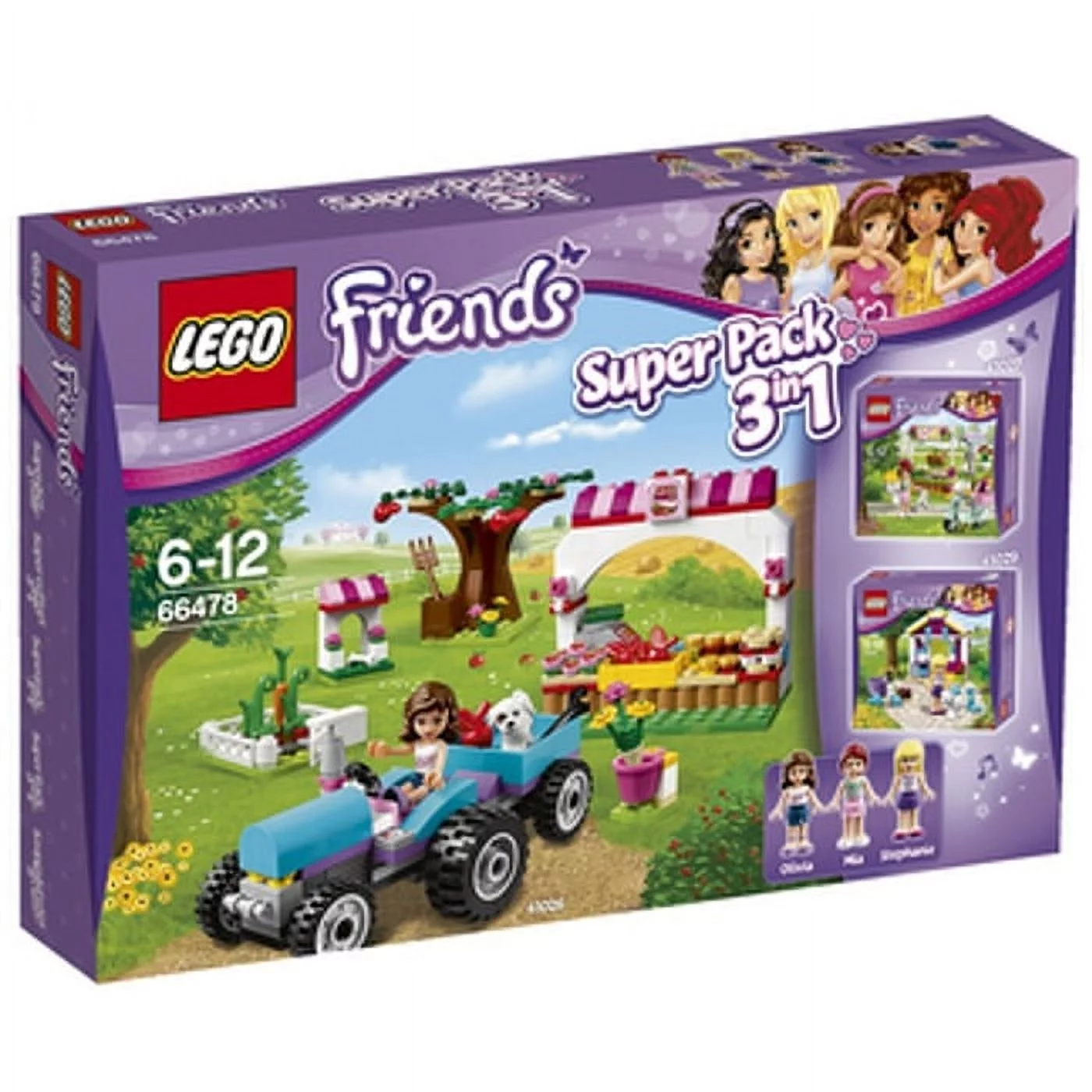 LEGO Friends 3-in-1 Super Pack (41026, 41027, 41029) 66478