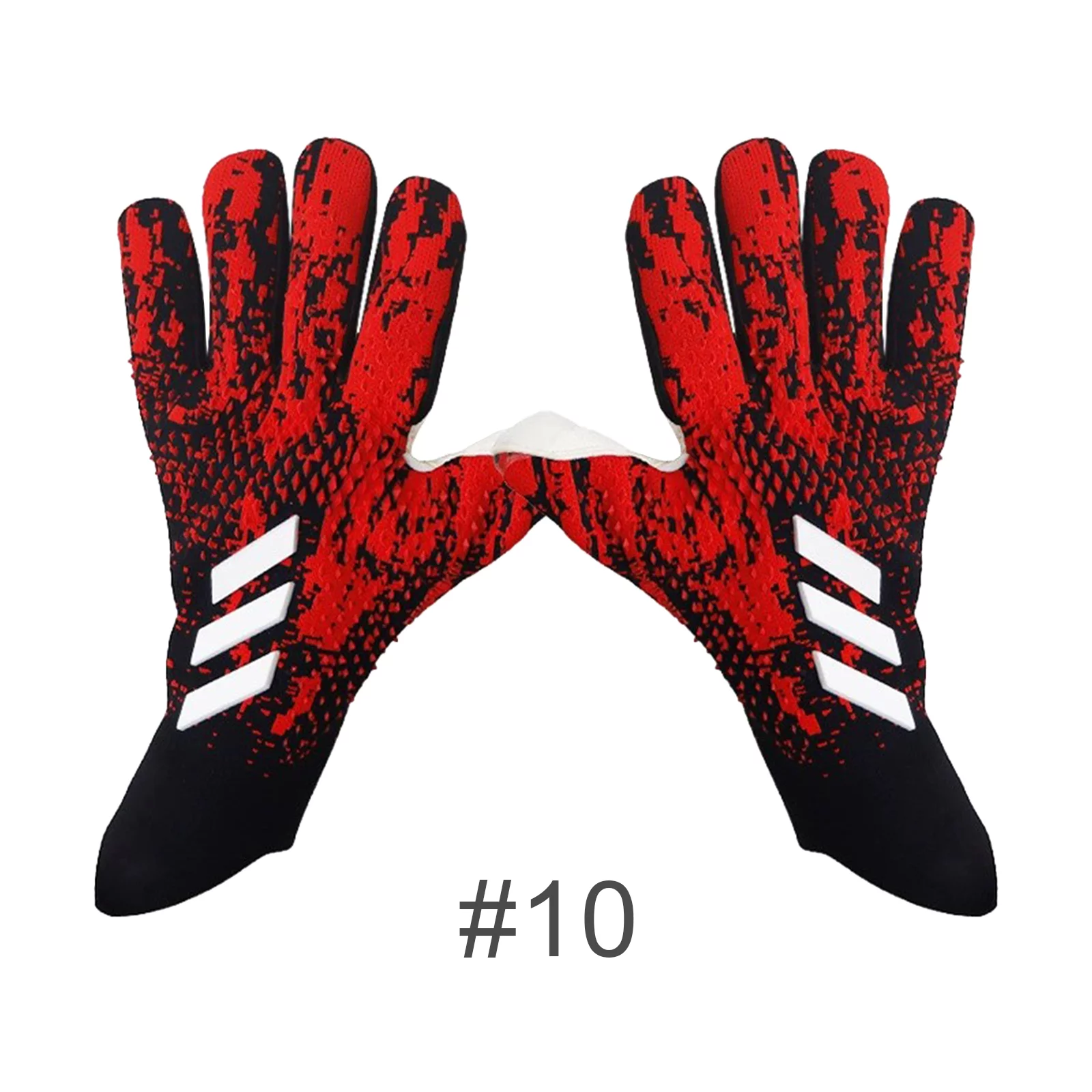 Garhelper Soccer Goalkeeper Gloves For Men And Kids,Non-Skid Thick Latex Gloves For Professional Training