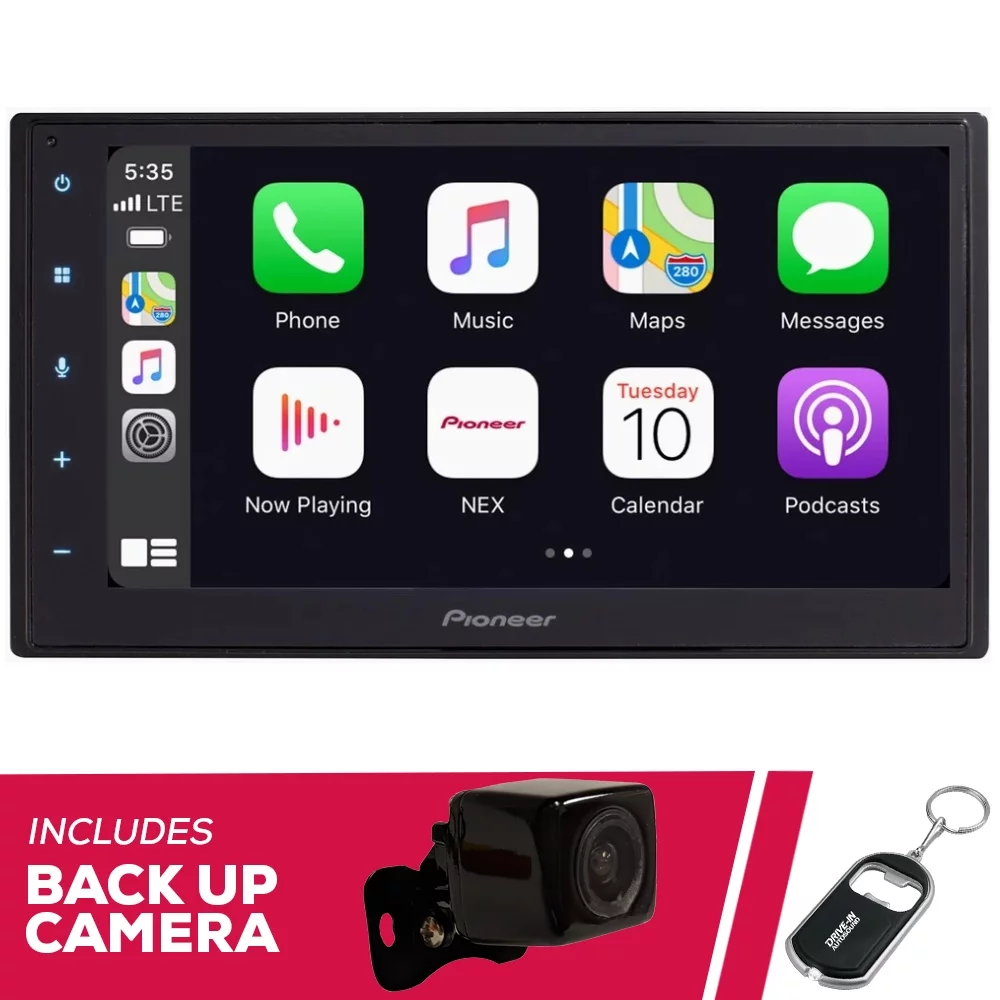 New Pioneer DMH-W2700NEX 6.8″ Digital Media Receiver & Amazon Alexa w/ Backup Camera