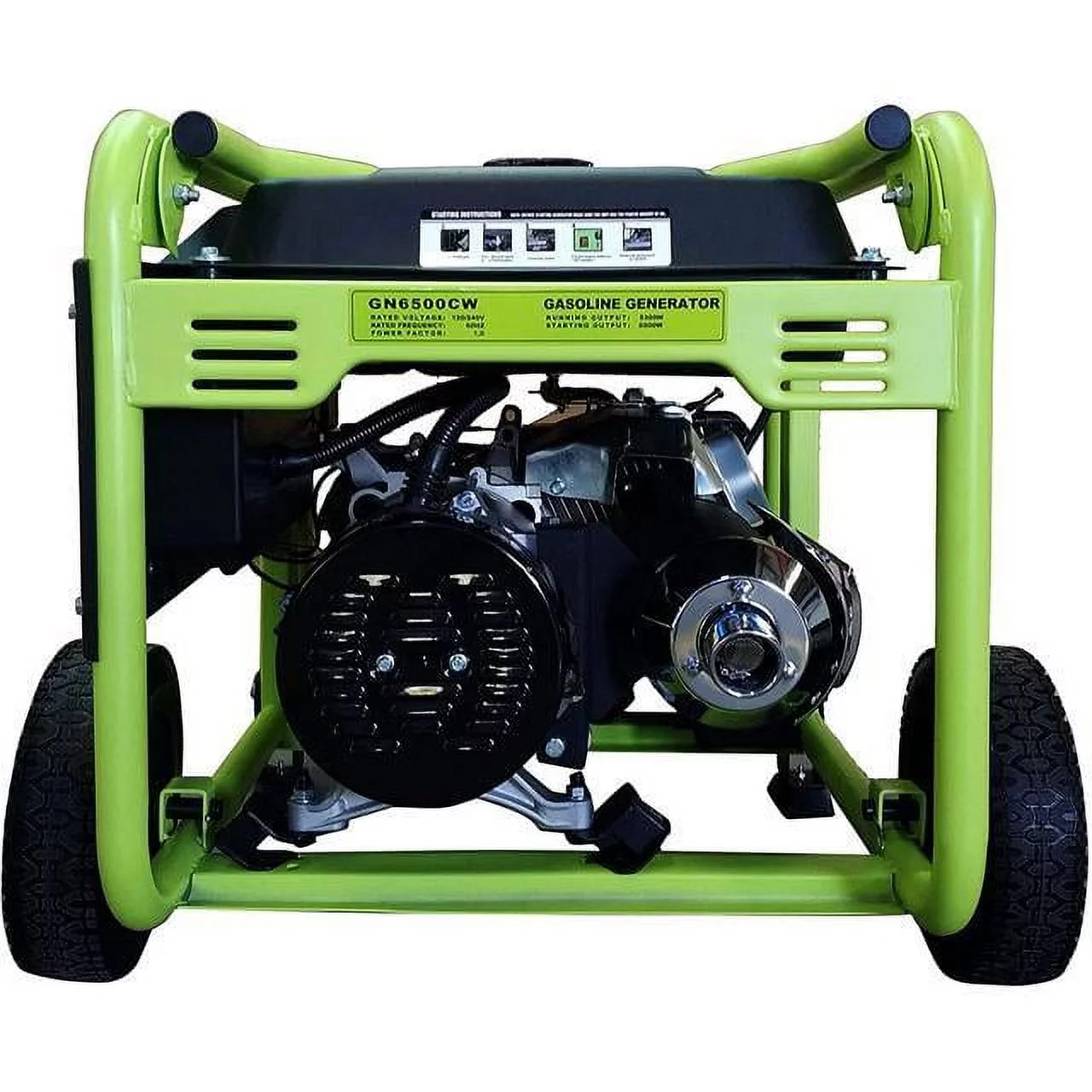 Green-Power America Atlas Series 6500/5300-Watt Gasoline Powered Recoil Start Portable Generator w/306cc 11HP Professional Engine