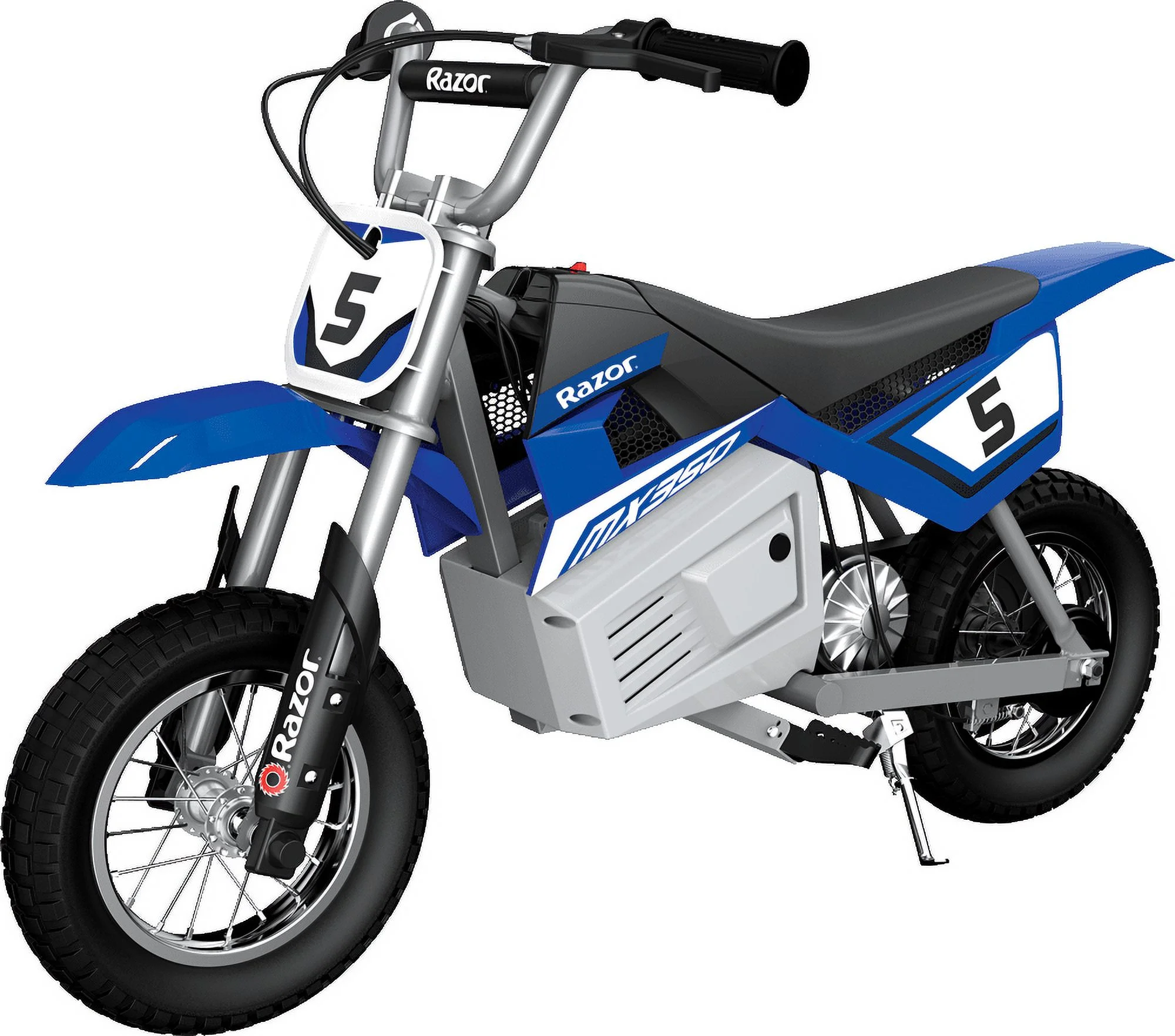 Razor Dirt Rocket MX350 – Blue, up to 14 mph, 24V Electric-Powered Dirt Bike for Kids 13+