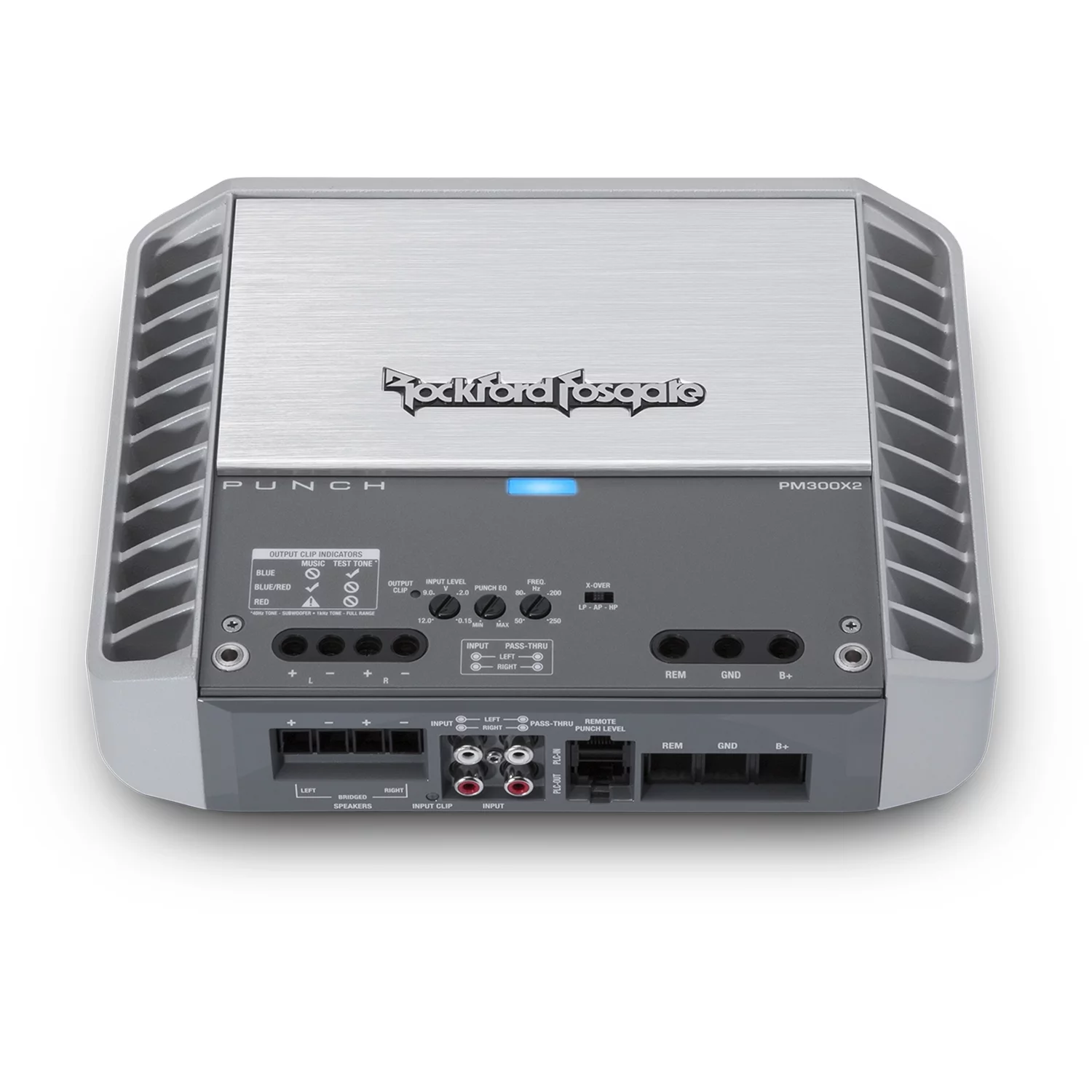 Rockford Fosgate PM300X2 Punch Marine 300 Watt 2-Channel Amplifier