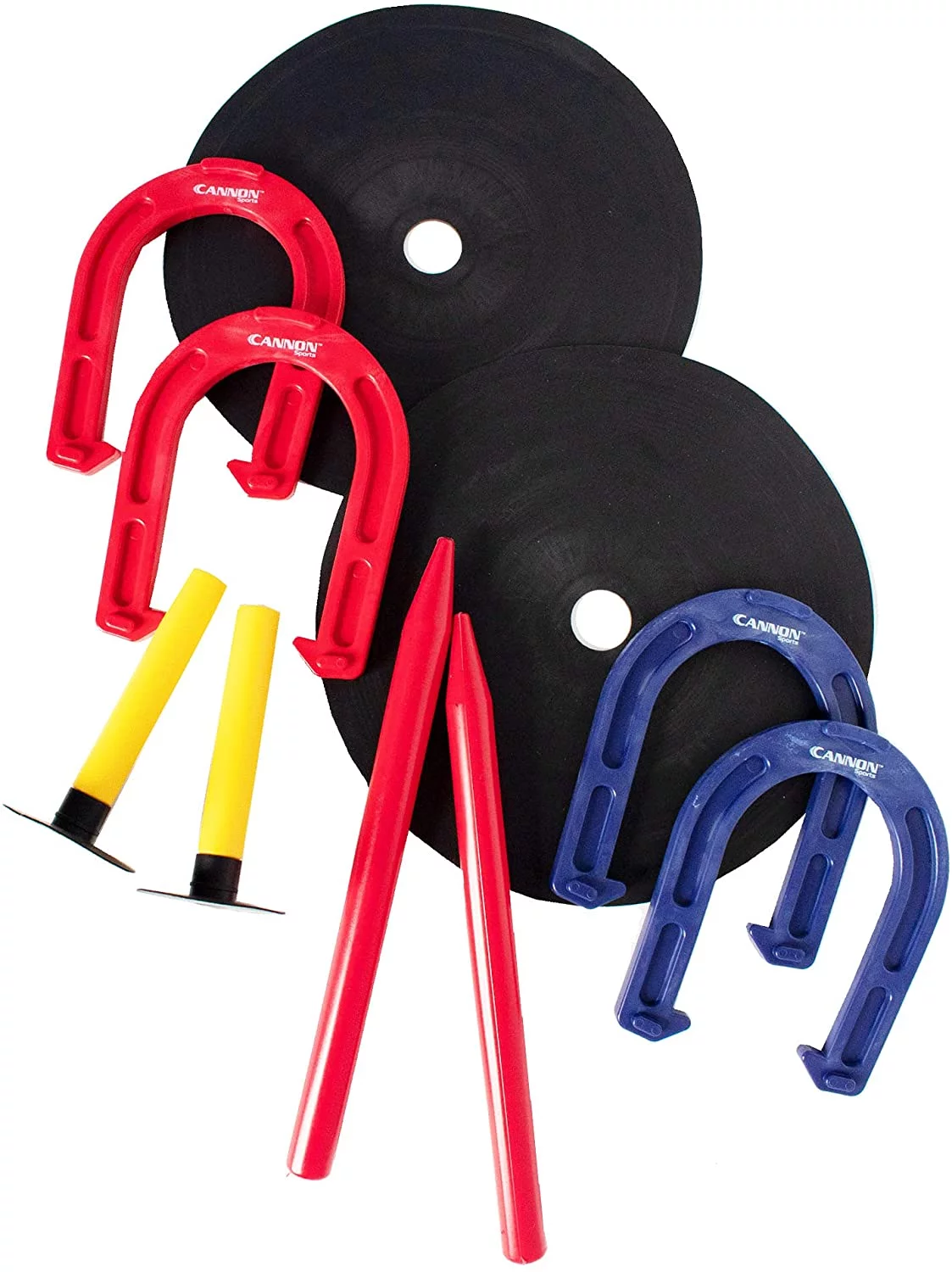 Cannon Sports Rubber Horseshoe Set