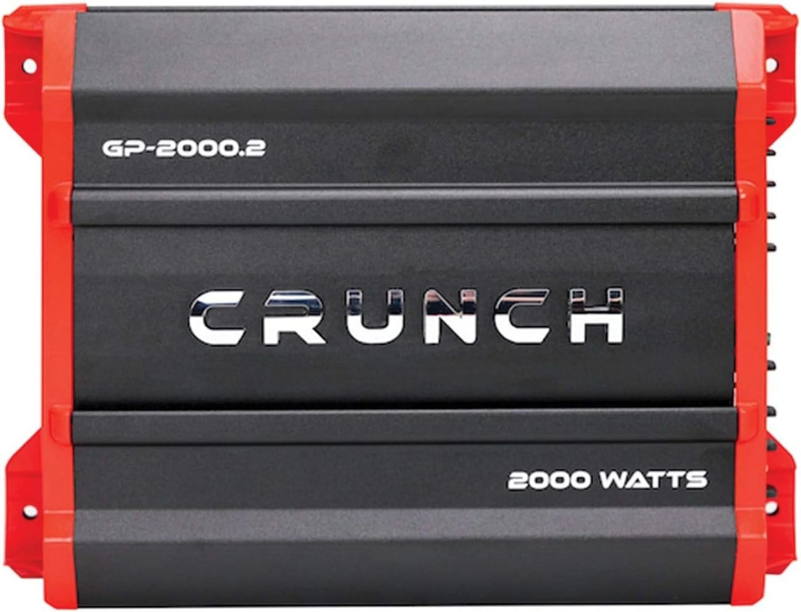 Crunch 2000W Adjustable 12dB Ground Pounder Car Amplifier, GP-2000.2, Black