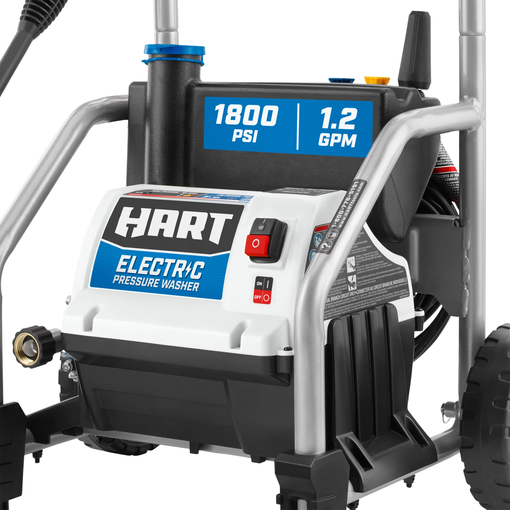 HART 1800 PSI at 1.2 GPM Electric Pressure Washer