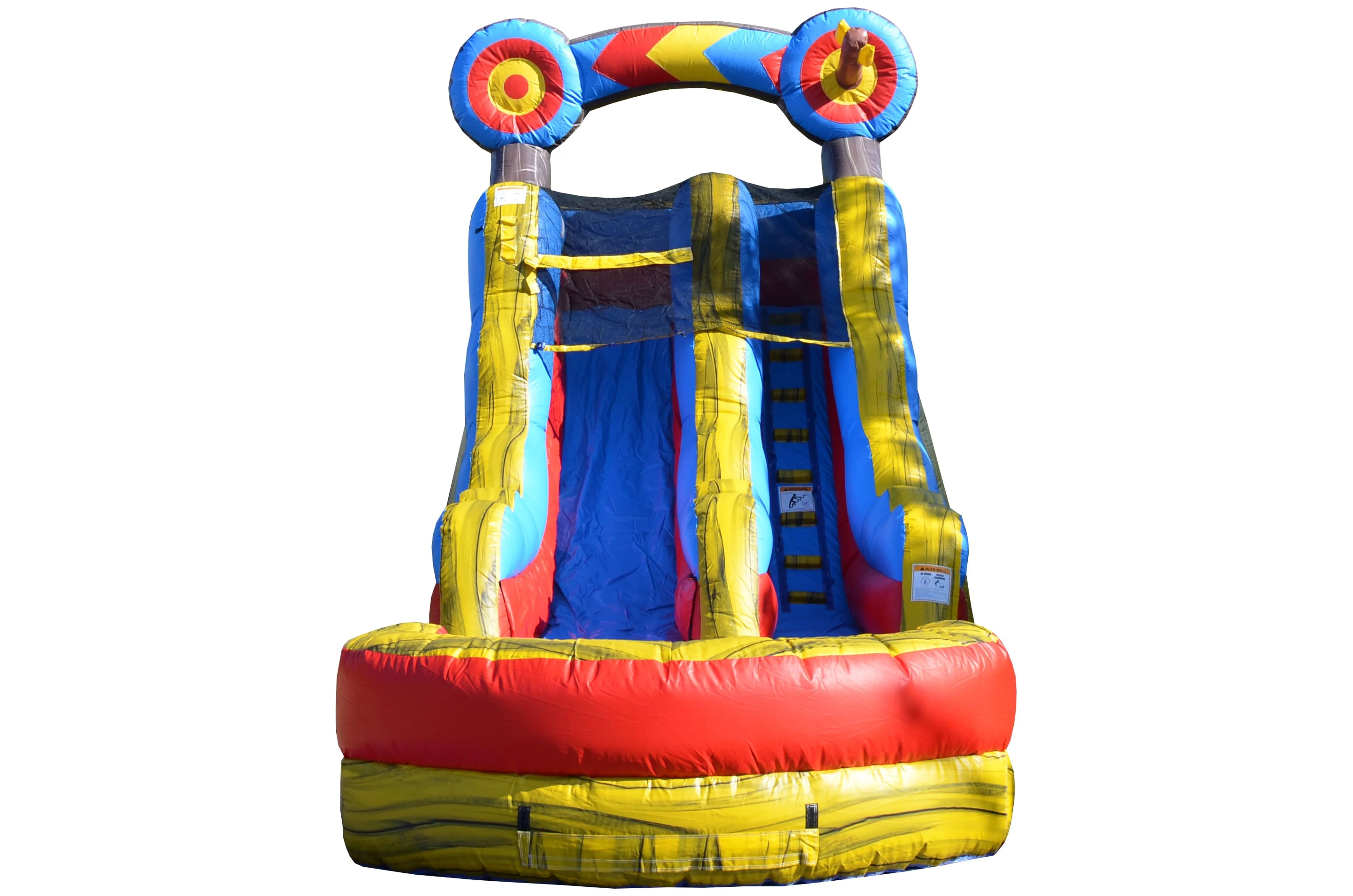 JumpOrange Commercial Grade Water Slide Inflatable with Pool for Kids and Adults (with Blower), Target Theme