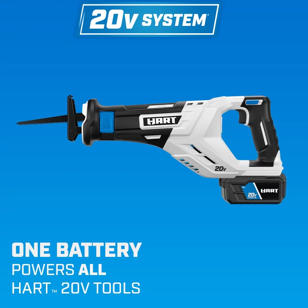 HART 20-Volt Reciprocating Saw (Battery Not Included)