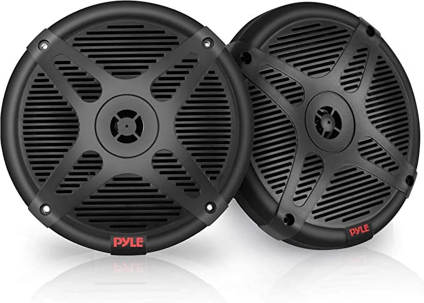 Pyle PLMRF65MW 6.5 Inch 600 W 2 Way Waterproof Bluetooth Marine Speakers, Pair