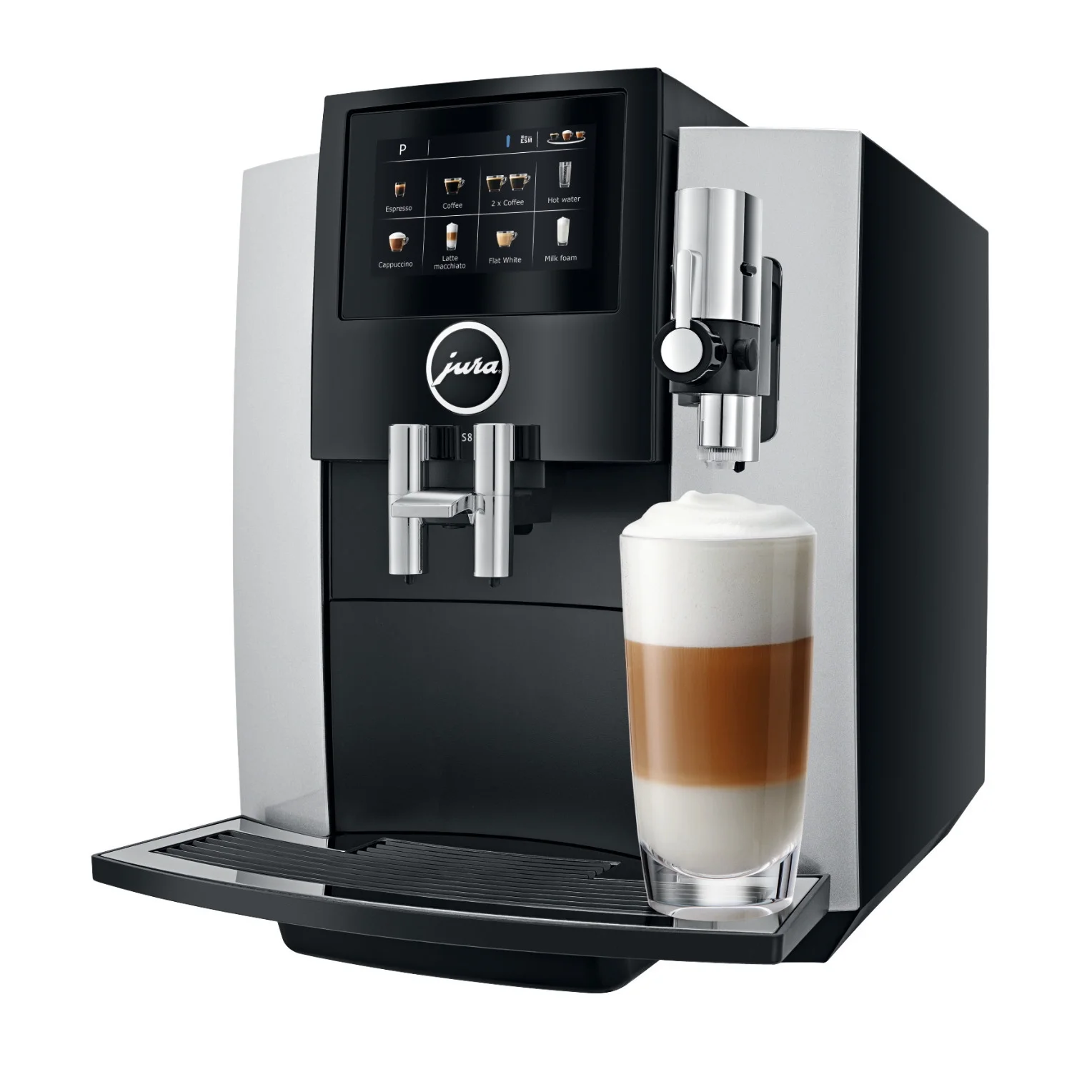 Jura S8 Multifunction Automatic Coffee & Espresso Machine | Chrome