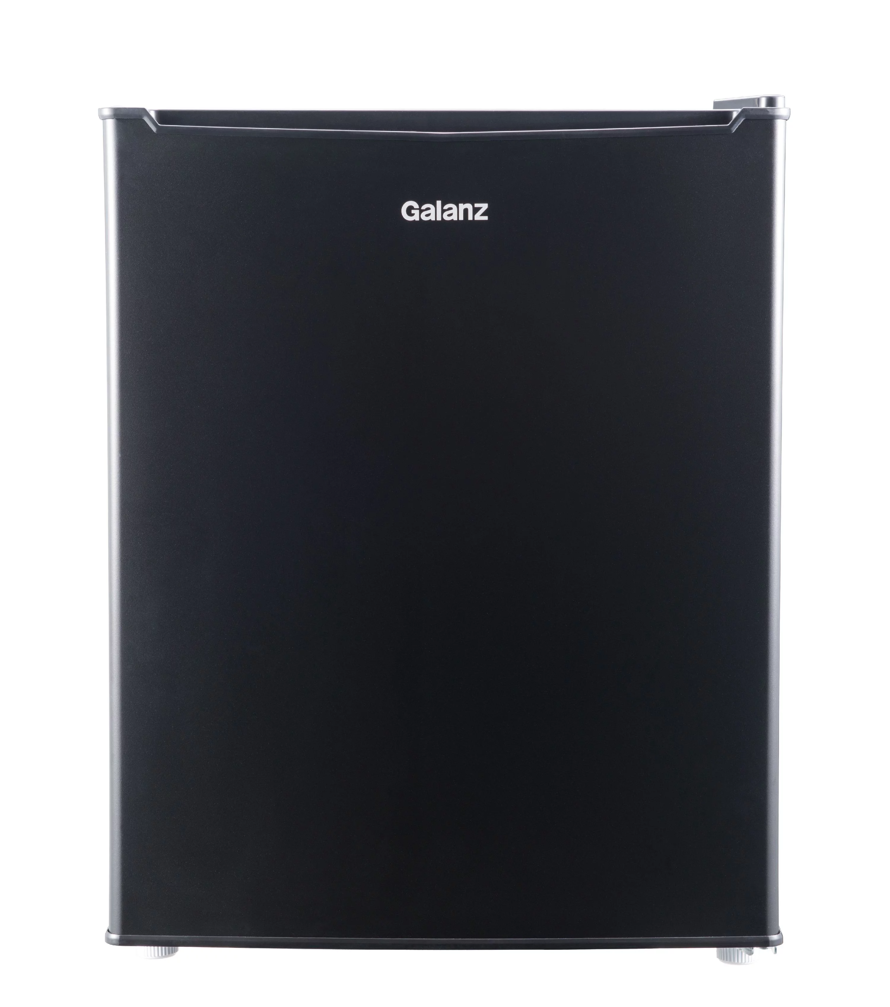 Galanz 2.7 Cu ft Single Door Mini Fridge, Black, Estar, New, Width 19.13″