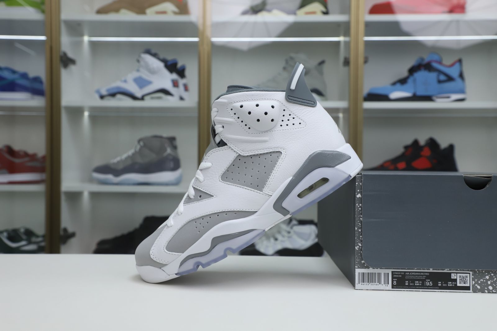 AIR JORDAN 6 COOL GREY - finekick.vip