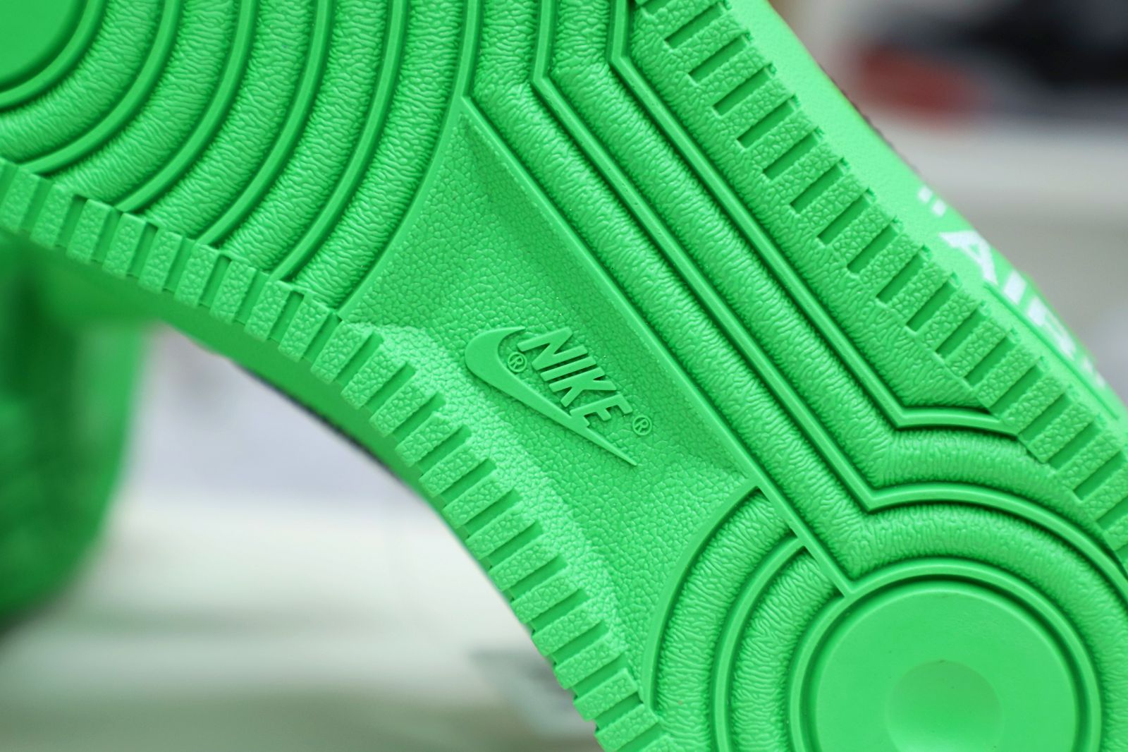 OFF WHITE NIKE AIR FORCE 1 LOW GREEN - finekick.vip