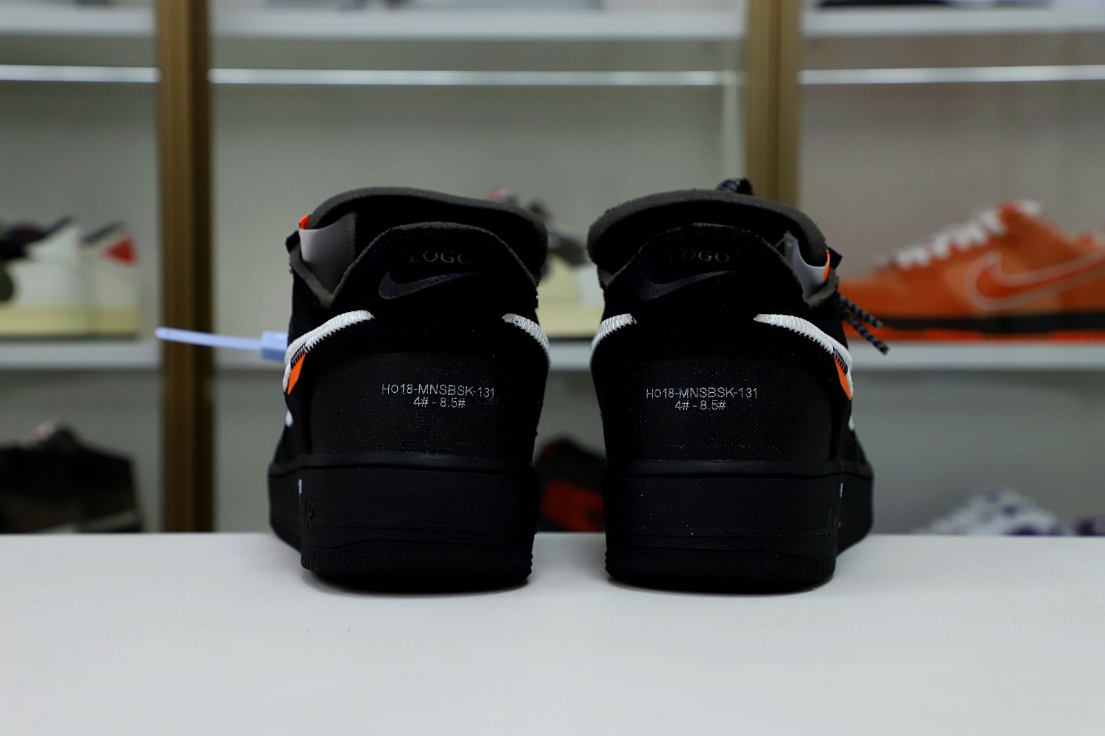 OFF-WHITE X AIR FORCE 1 LOW 'BLACK' - finekick.vip