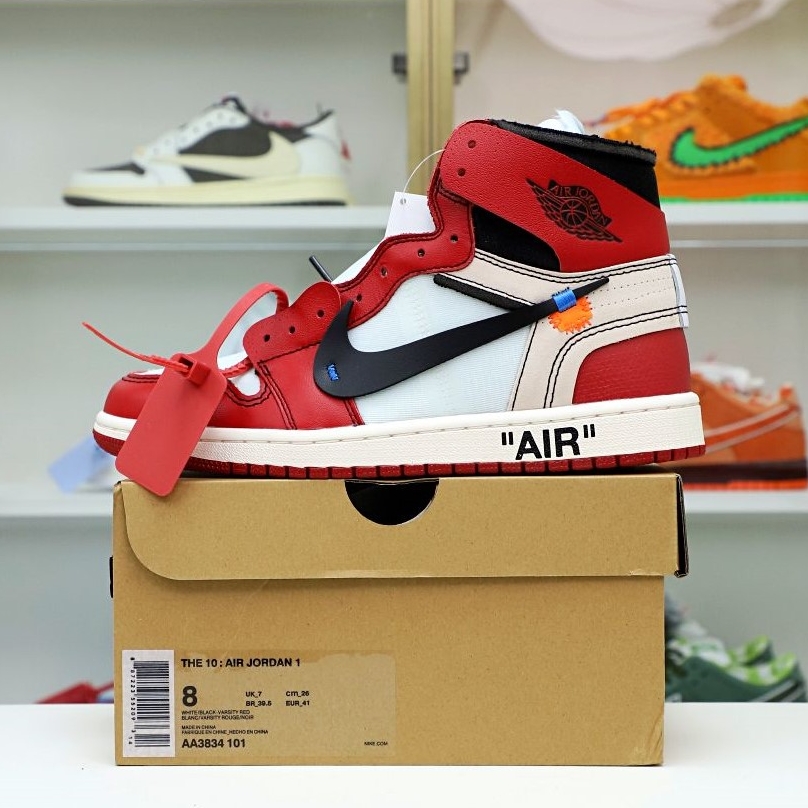 OFF-WHITE X AIR JORDAN 1 RETRO HIGH OG 'CHICAGO' - finekick.vip