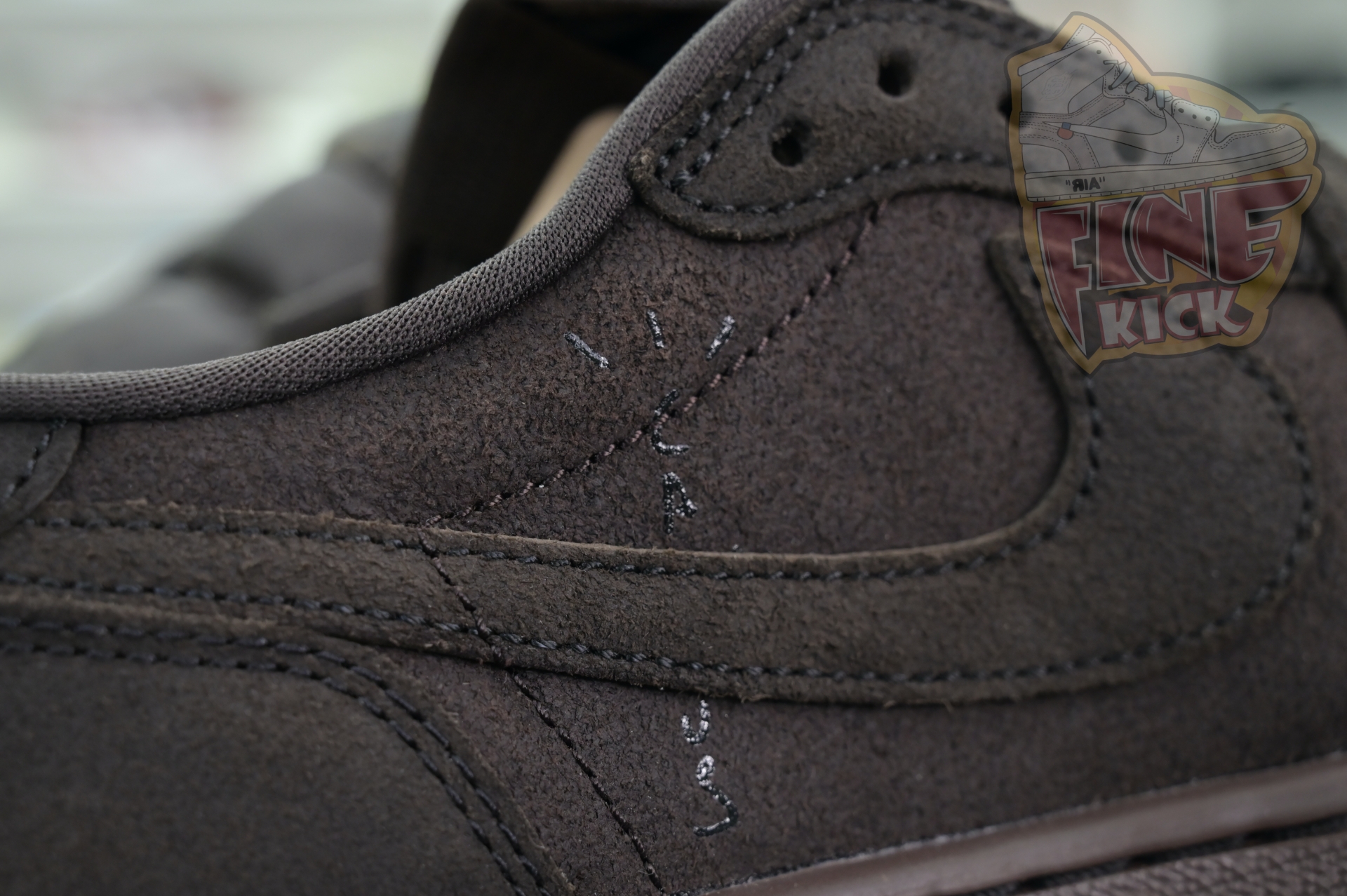 Travis Scott x Air Jordan 1 Low OG“Velvet Brown” - finekick.vip