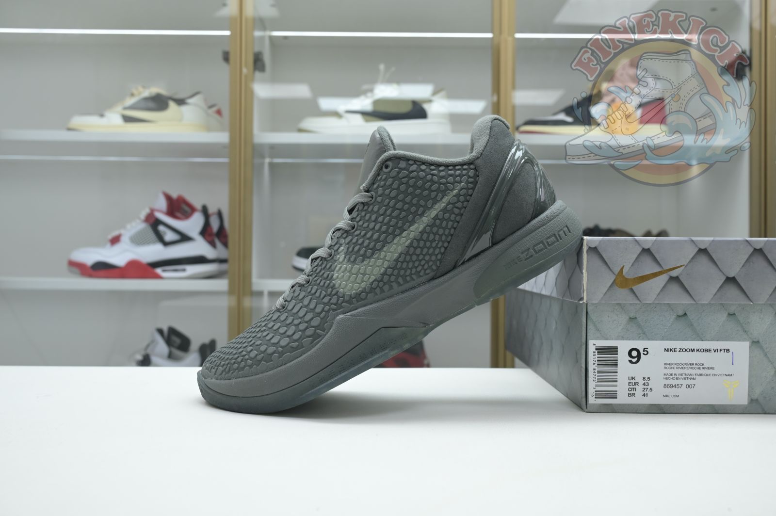 Nike Zoom Kobe 6 Black Mamba Collection Fade to Black - finekick.vip
