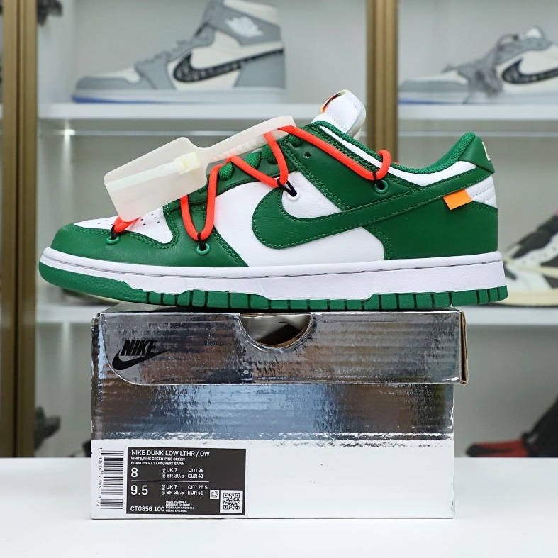 OFF-WHITE X DUNK LOW 'PINE GREEN' - finekick.vip