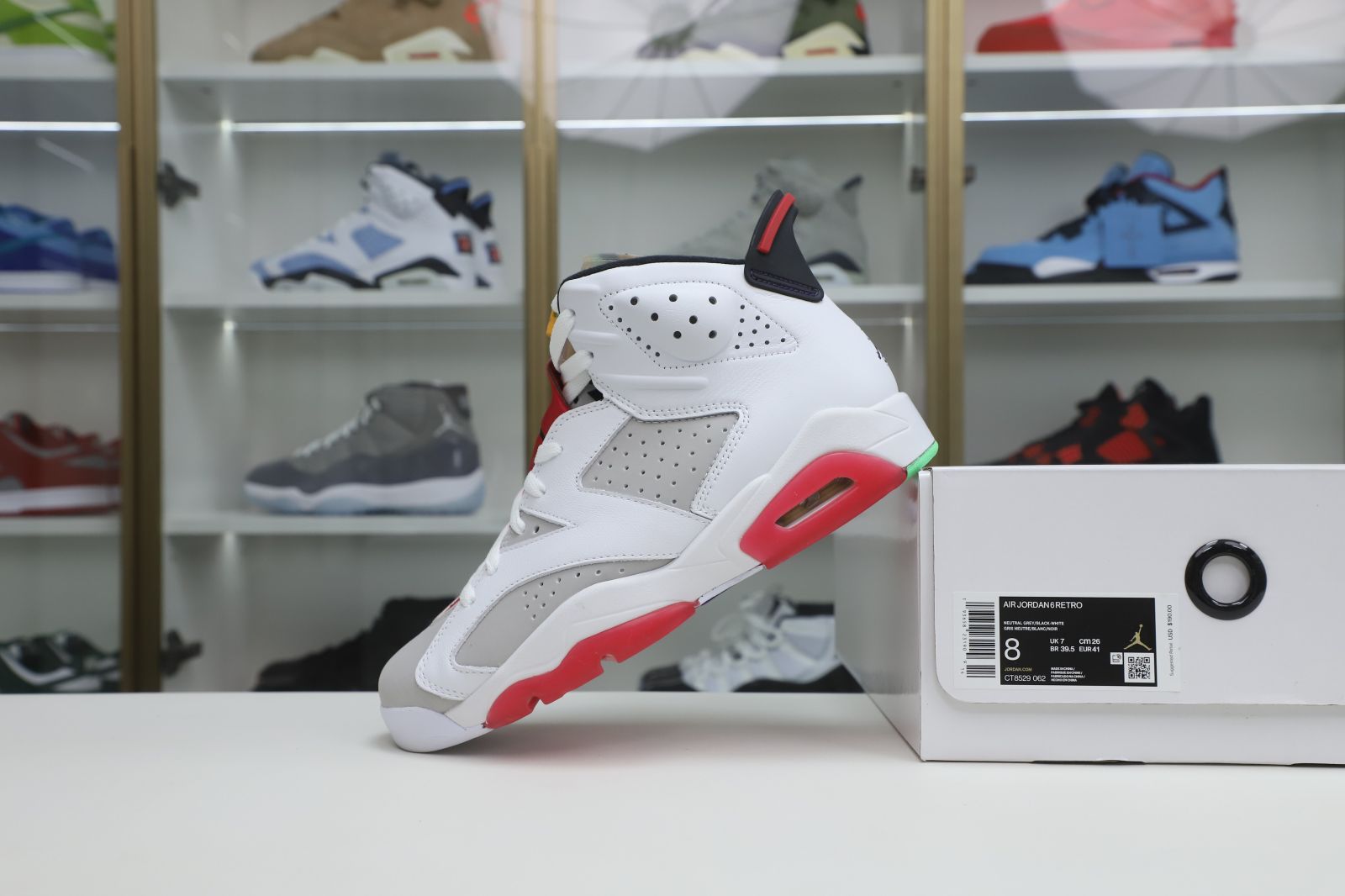 AIR JORDAN 6 RETRO NEUTRAL GREY - finekick.vip