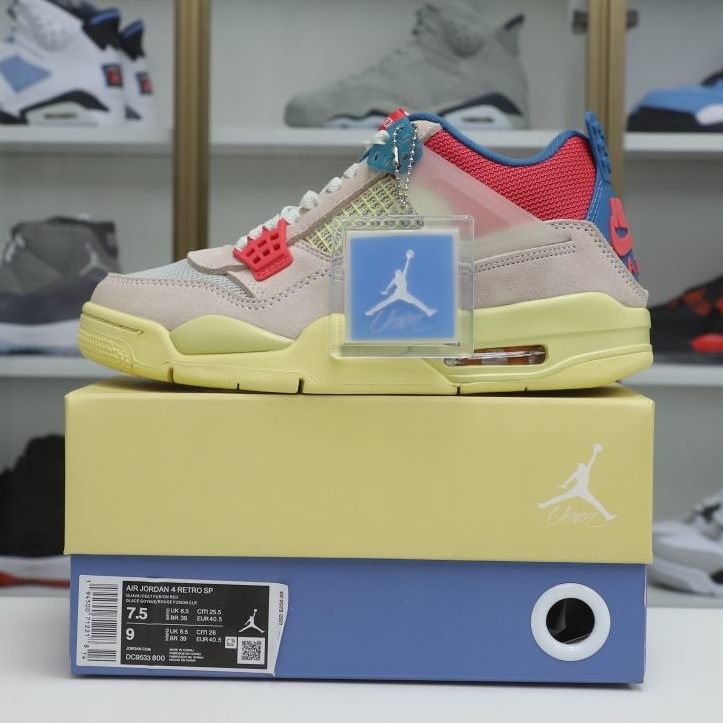 UNION LA X AIR JORDAN 4 RETRO 'GUAVA ICE' - finekick.vip
