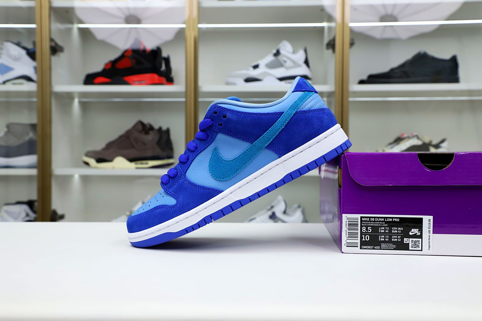 NIKE SB DUNK LOW BLUE RASPBERRY - finekick.vip