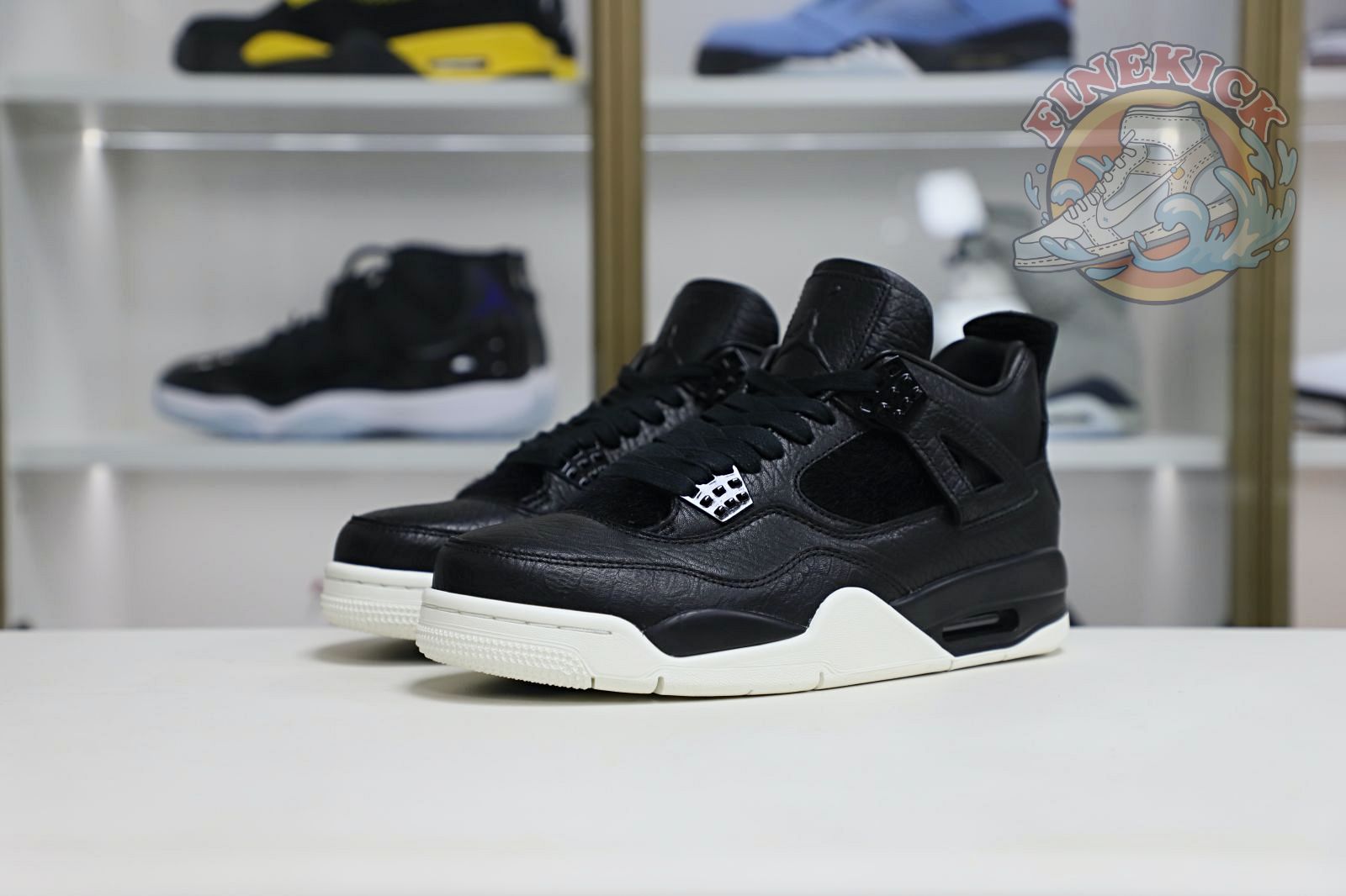 Air Jordan 4 retro ponyhair black - finekick.vip